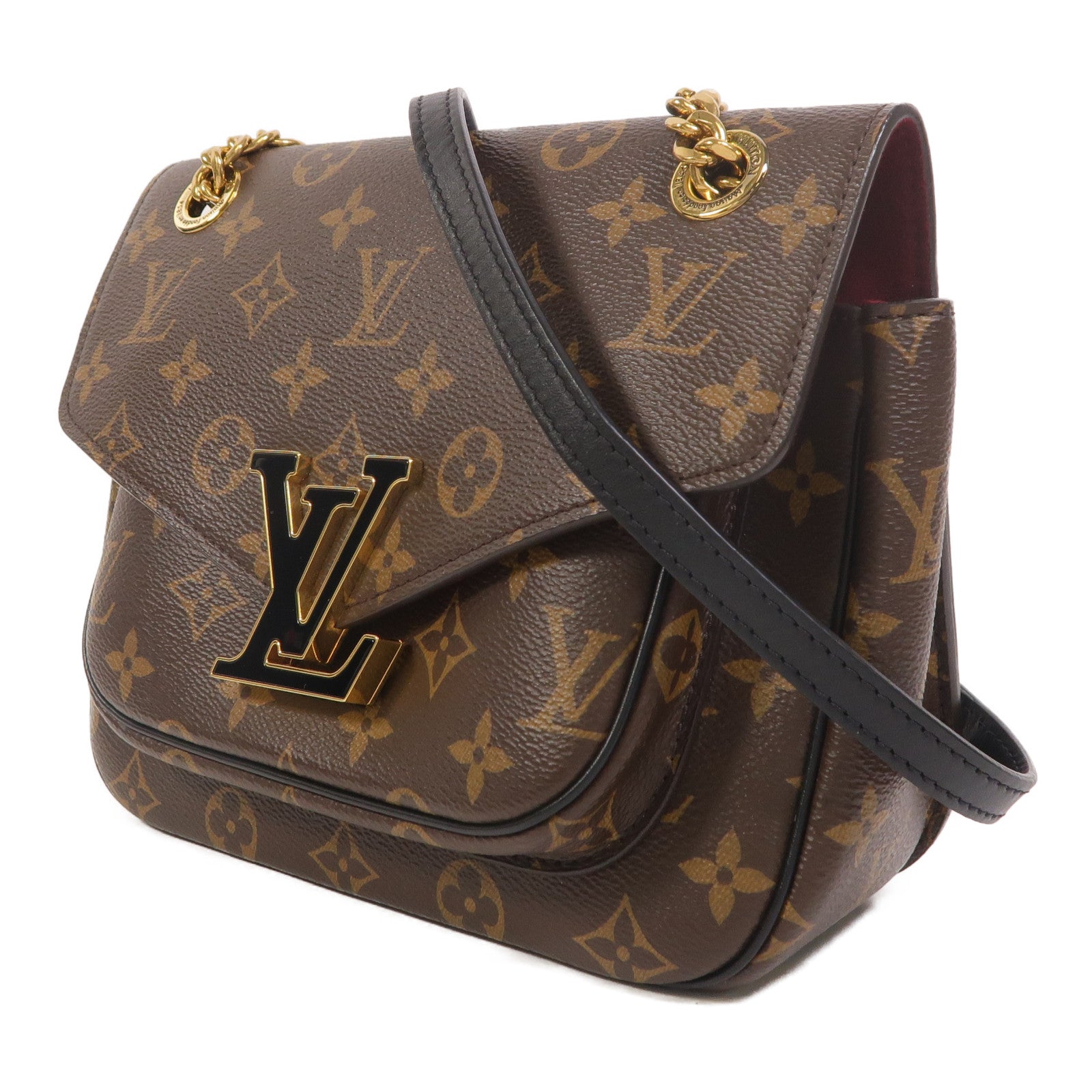 LOUIS VUITTON Monogram Passy鏈帶肩背袋