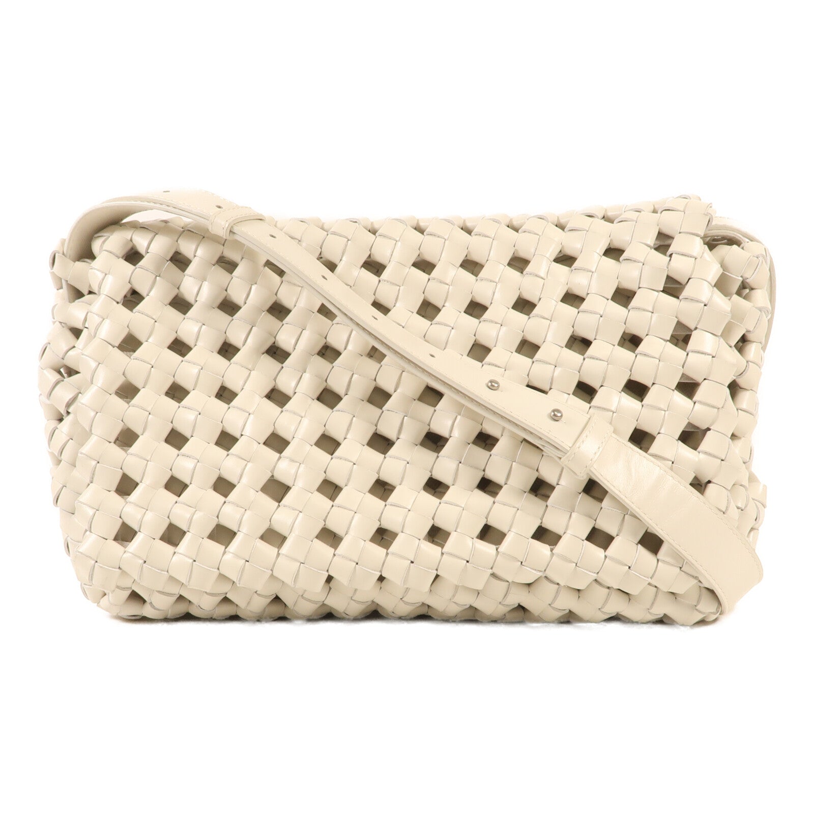 BOTTEGA VENETA 牛皮皮革Bolso De Hombro銀扣肩背袋