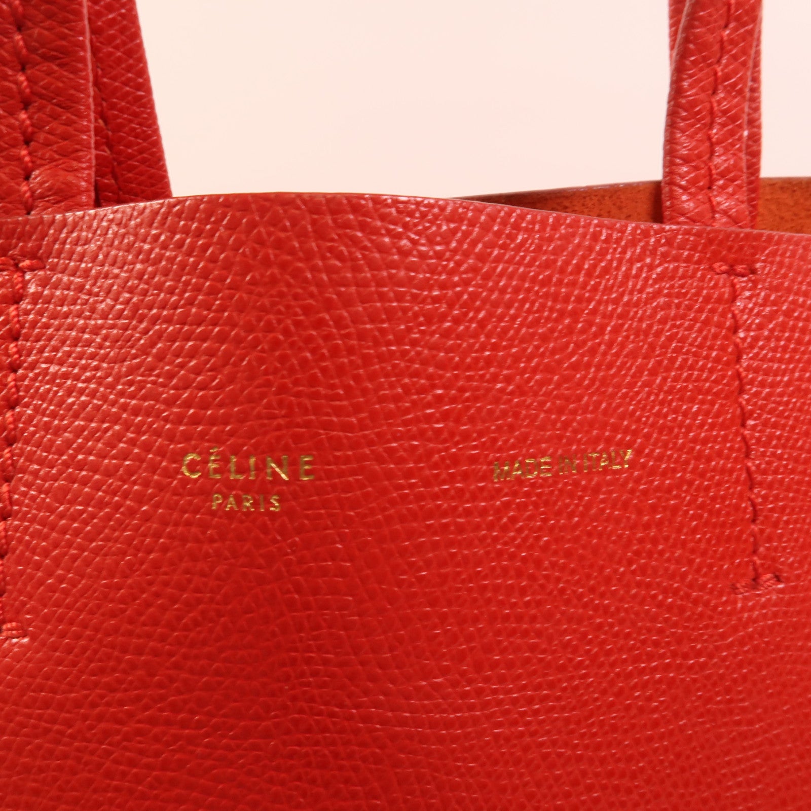 CELINE 牛皮皮革Cabas手挽肩背兩用袋