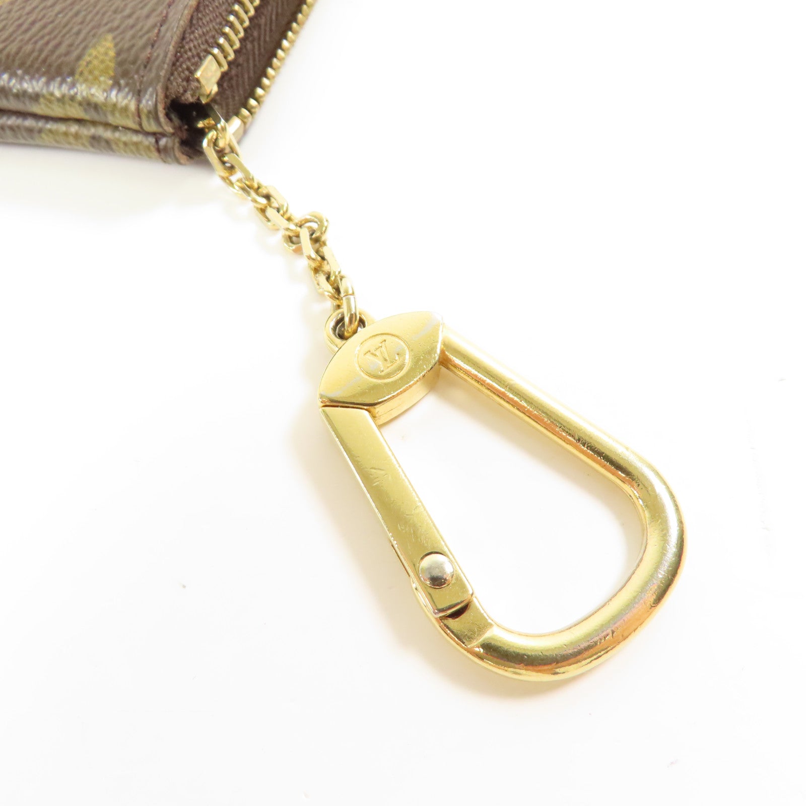 LOUIS VUITTON Monogram Key Pouch金扣鎖匙包