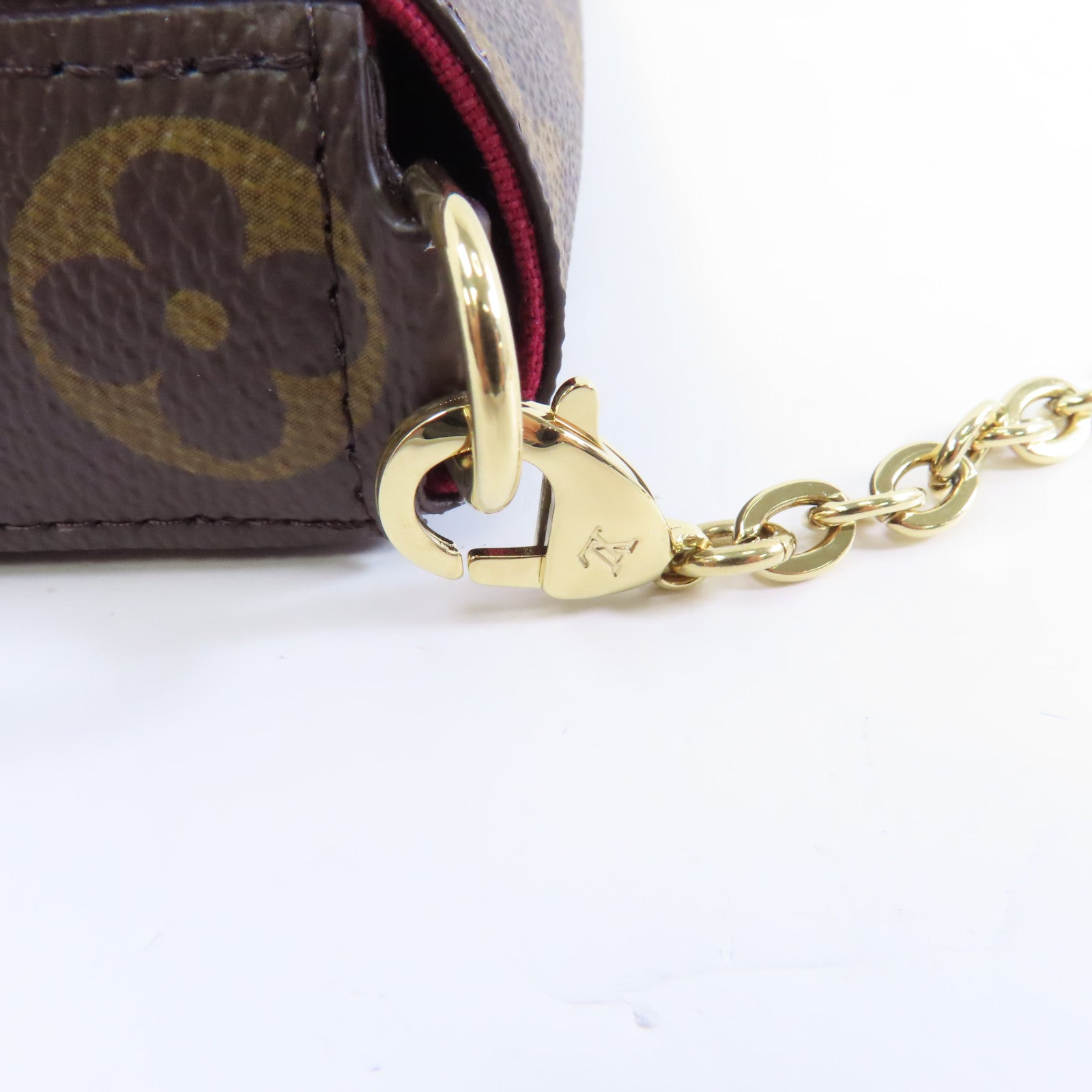LOUIS VUITTON Monogram Pochette Felicie金扣鏈帶肩背袋