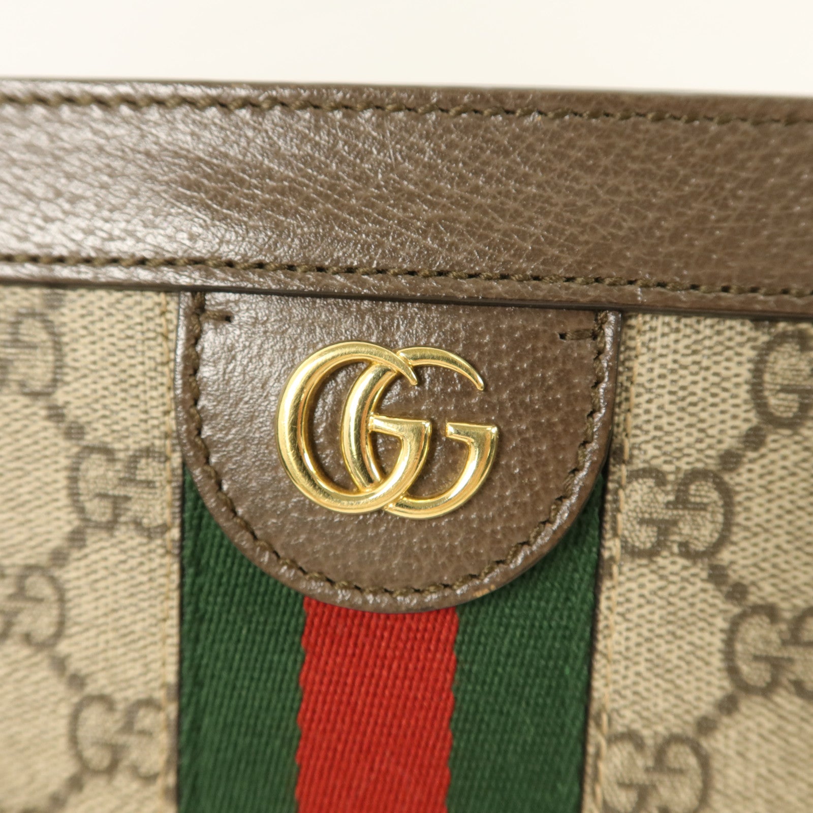 GUCCI 塗層帆布Ophidia GG Small鏈帶肩背袋