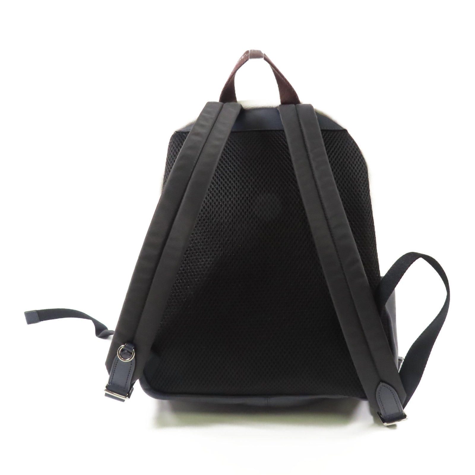 COACH 牛皮皮革/PVC Backpack銀扣背包