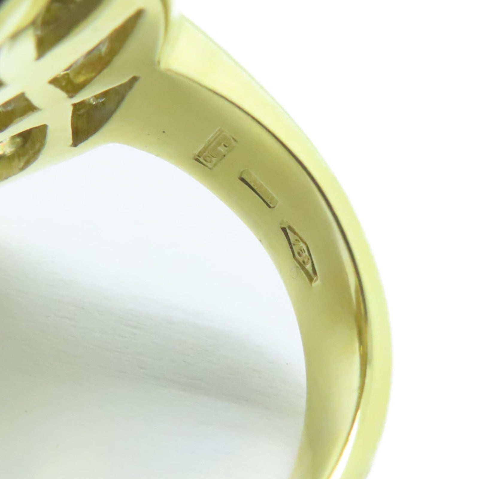 JEWELRY 18K黃金Diamond Ring 0.97ct鑽石/0.74ct鑽石戒指US#5.75