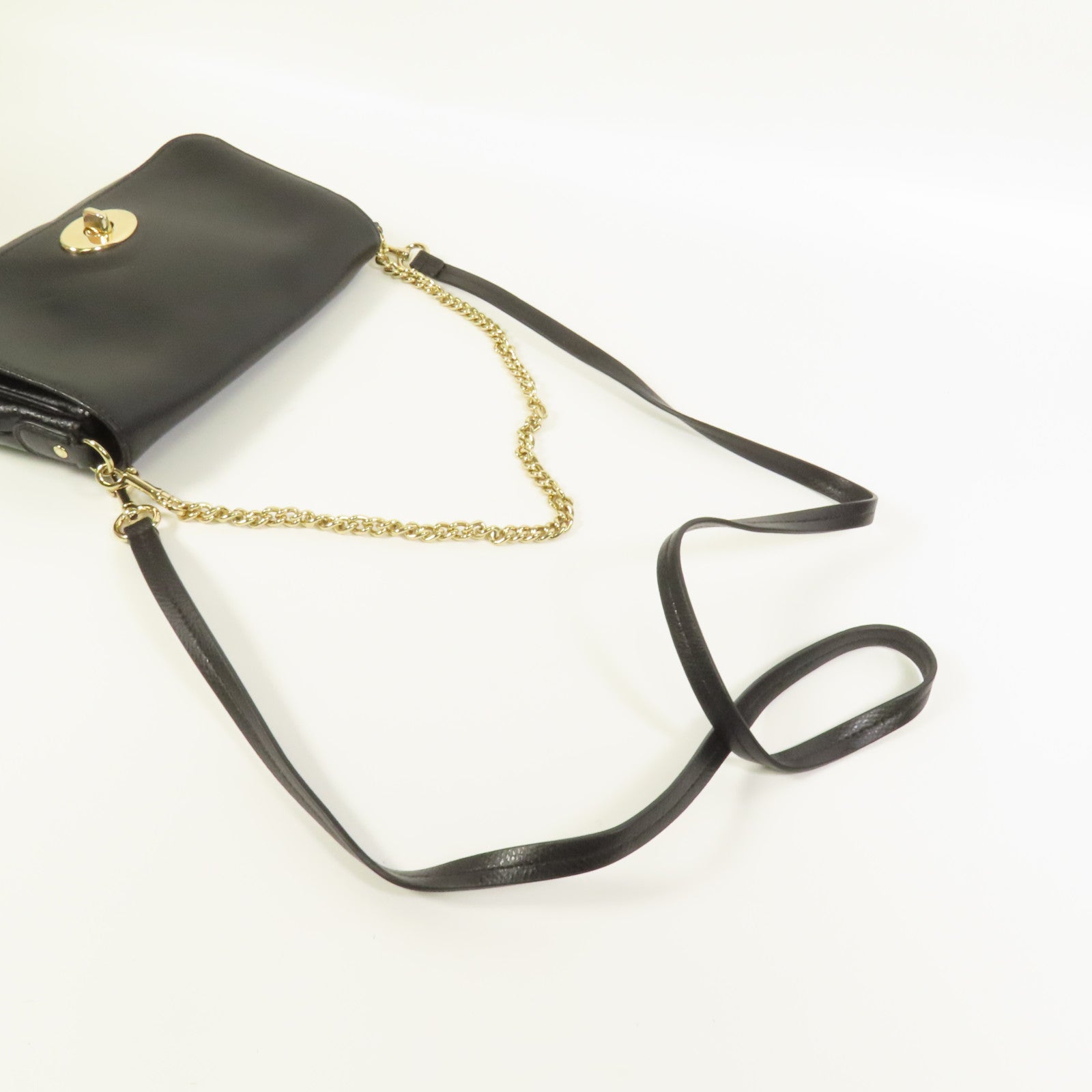 COACH 牛皮皮革Mini Ruby金扣手挽肩背兩用袋