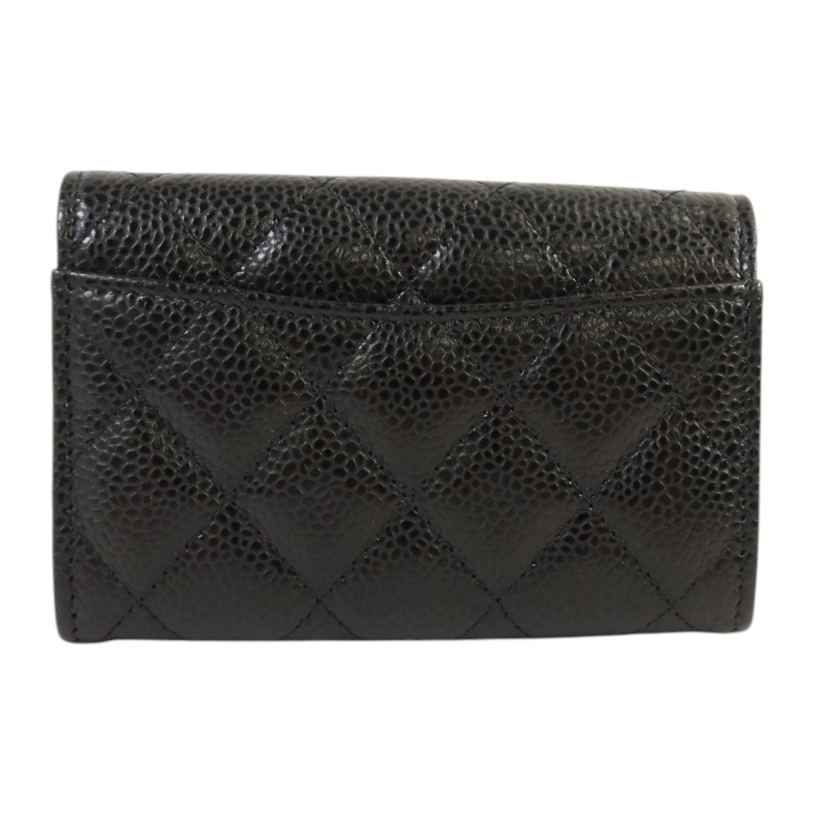 CHANEL 牛皮皮革Classic Card Holder銀扣卡片套