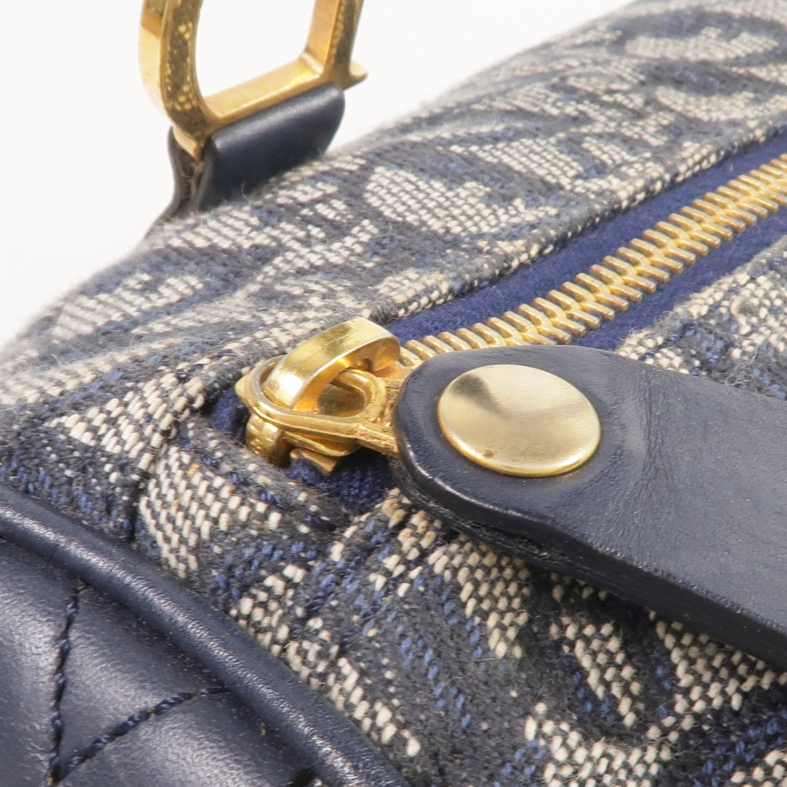 Dior 帆布Handbag金扣手挽袋