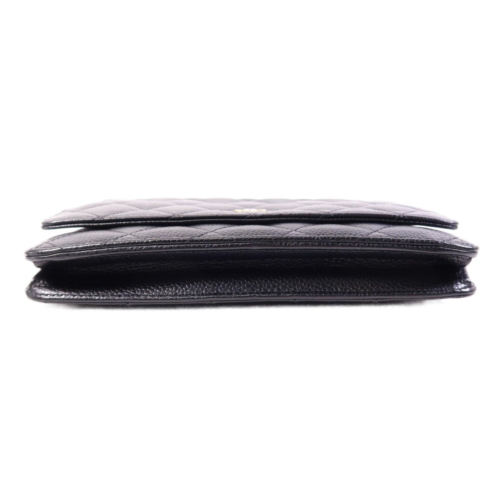 CHANEL 牛皮皮革WOC Wallet On Chain金扣鏈帶肩背袋