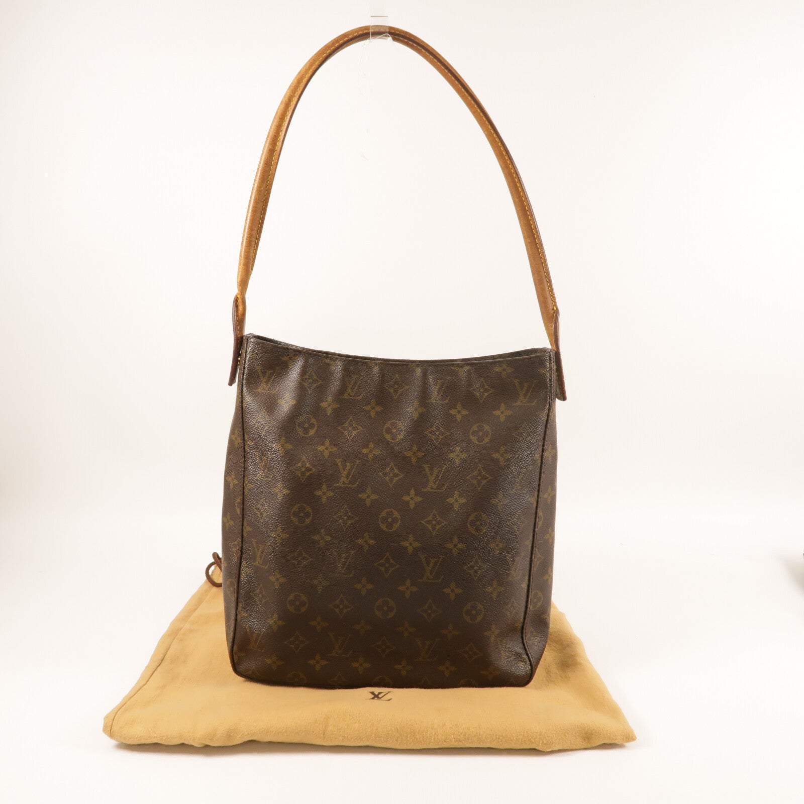 LOUIS VUITTON Monogram Looping GM金扣肩背袋