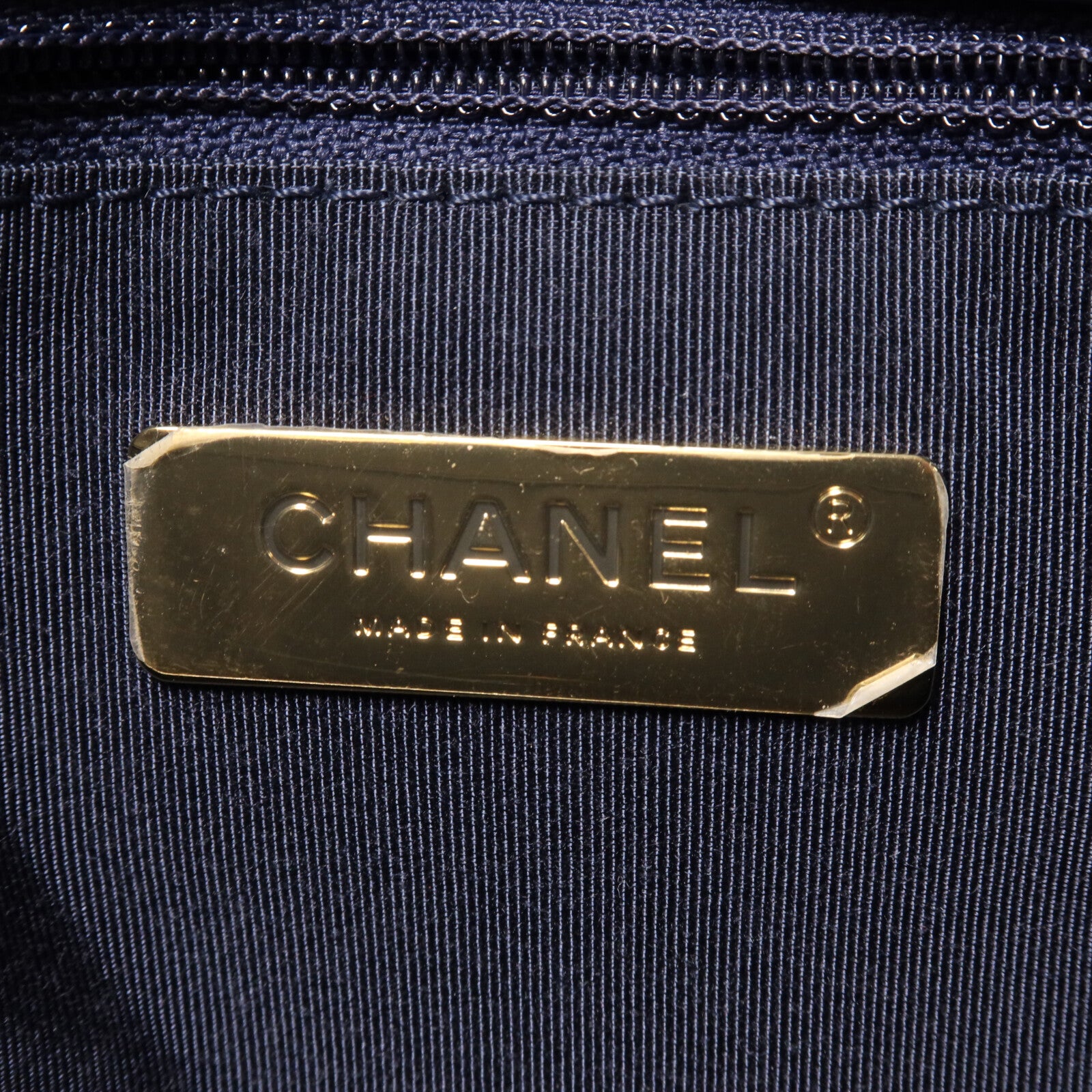 CHANEL 羊皮皮革C19 Large鏈帶手挽肩背兩用袋