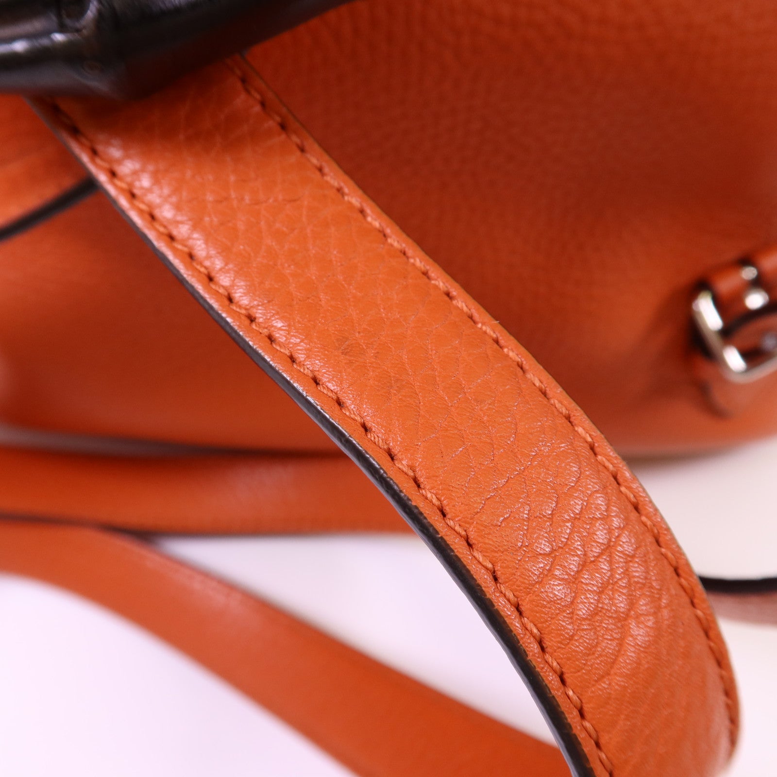 GUCCI 牛皮皮革Backpack銀扣背包