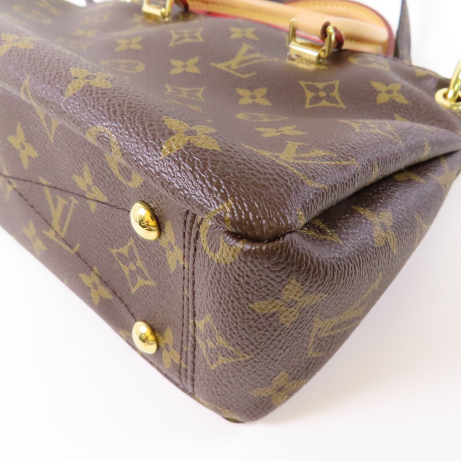 LOUIS VUITTON Monogram Pallas BB金扣手挽肩背兩用袋