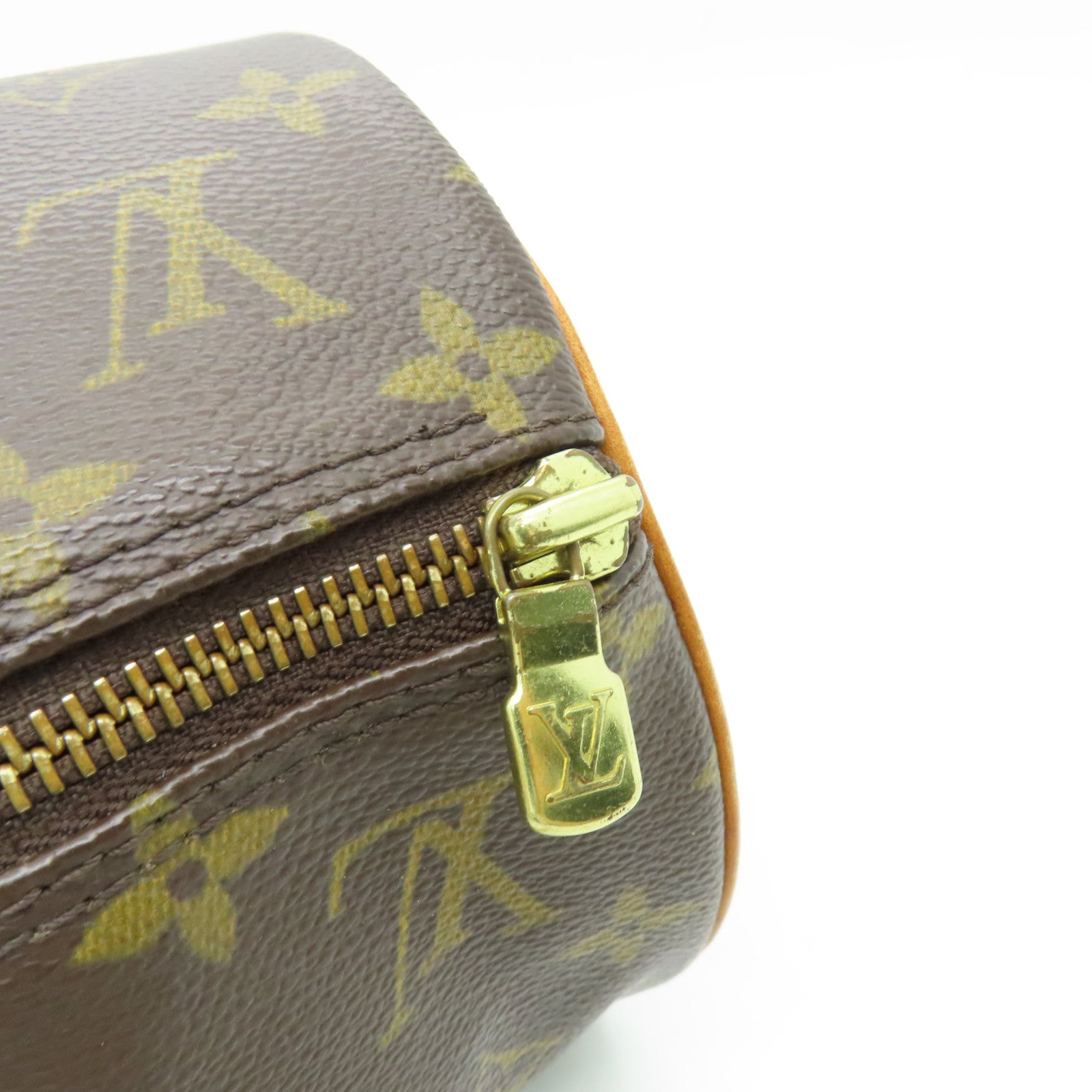LOUIS VUITTON 【激減優惠】Monogram Papillon GM金扣肩背袋啡色