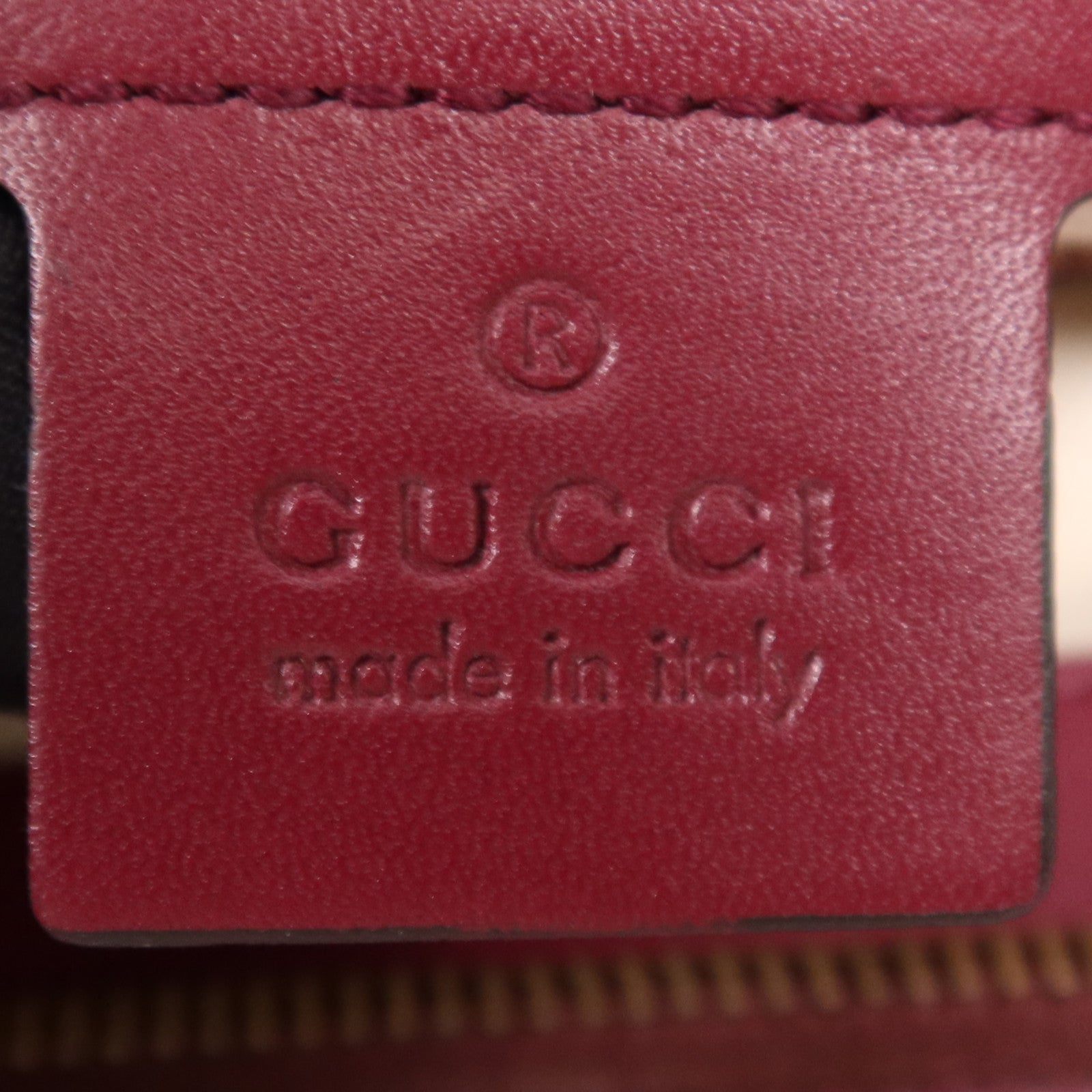 GUCCI 帆布Shoulder Bag金扣手挽袋