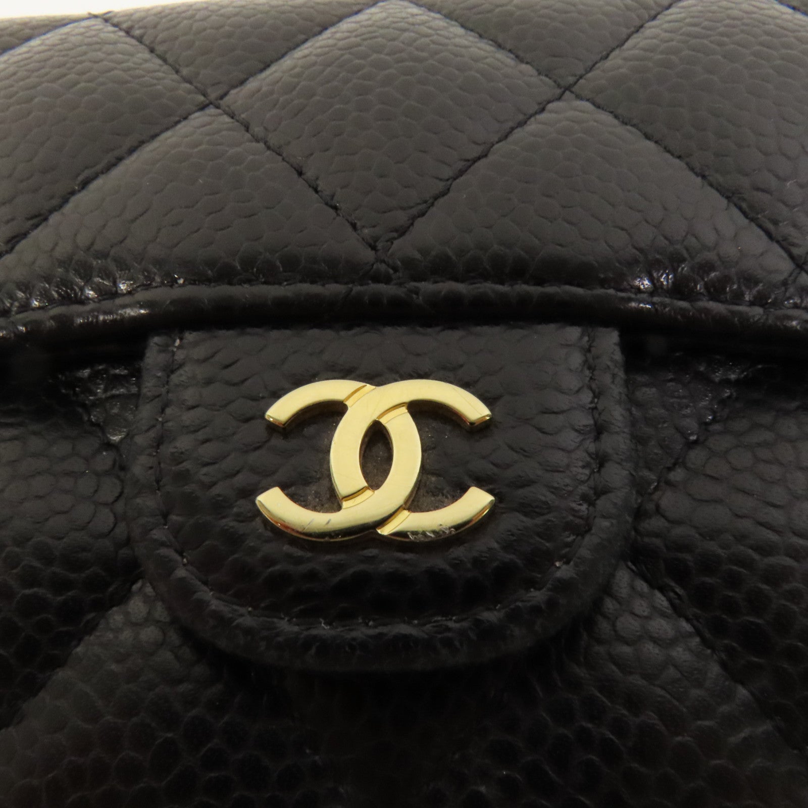 CHANEL 牛皮皮革Wallet金扣銀包