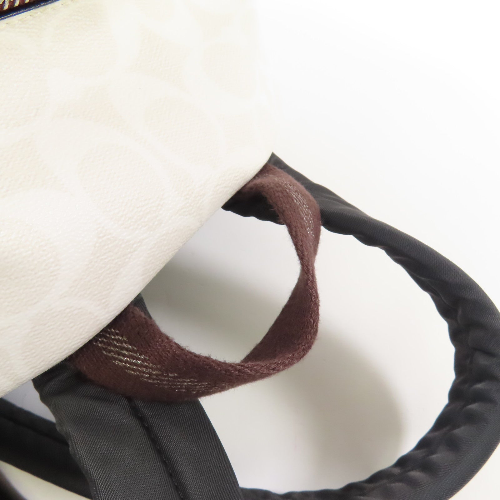 COACH 牛皮皮革/PVC Backpack銀扣背包