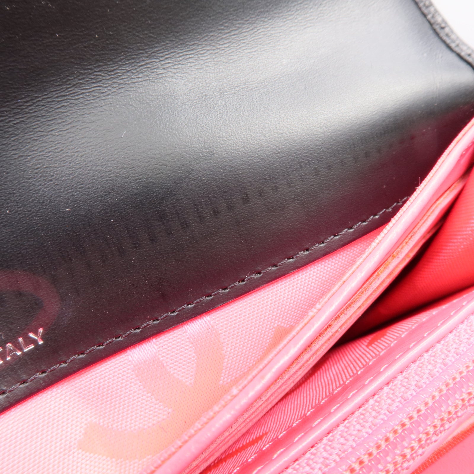 CHANEL 牛皮皮革Cambon Long Wallet銀扣長錢包