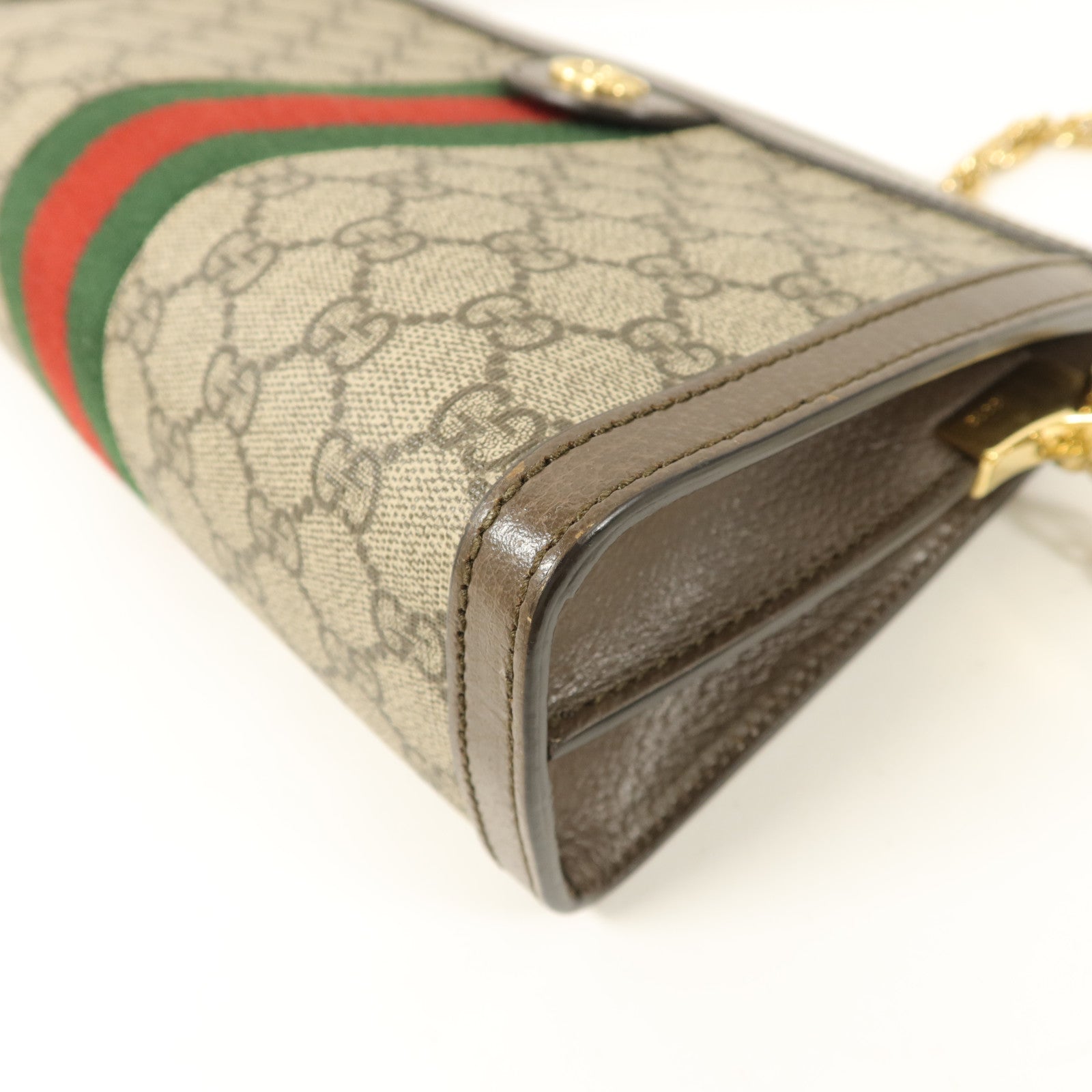 GUCCI 塗層帆布Ophidia GG Small鏈帶肩背袋