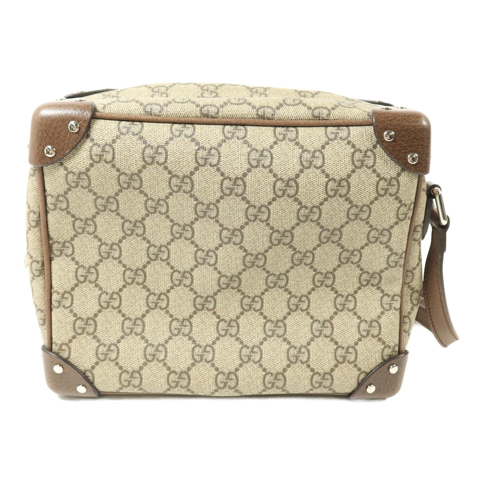 GUCCI 塗層帆布GG Supreme Shoulder Bag肩背袋