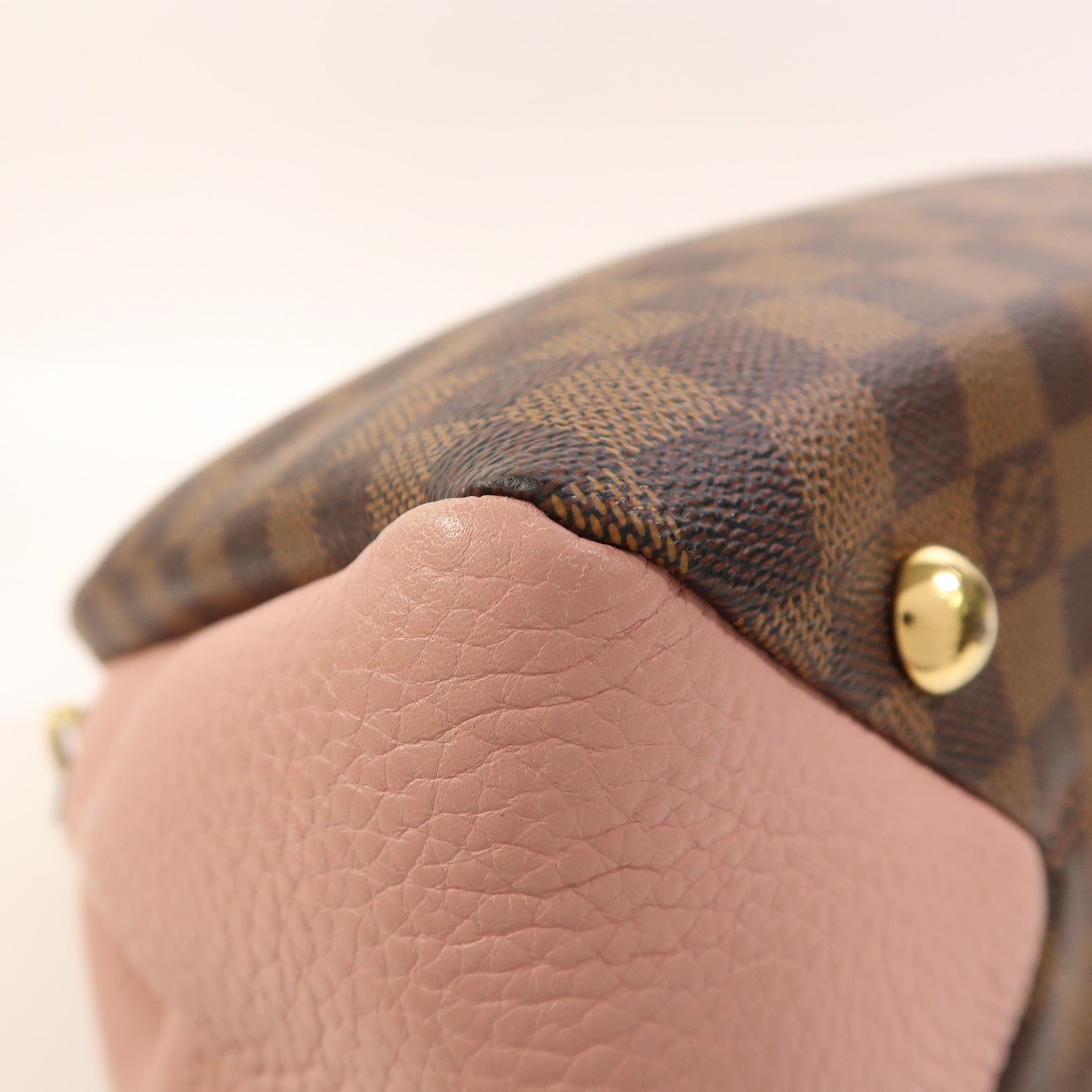 LOUIS VUITTON Damier Brittany金扣手挽肩背兩用袋