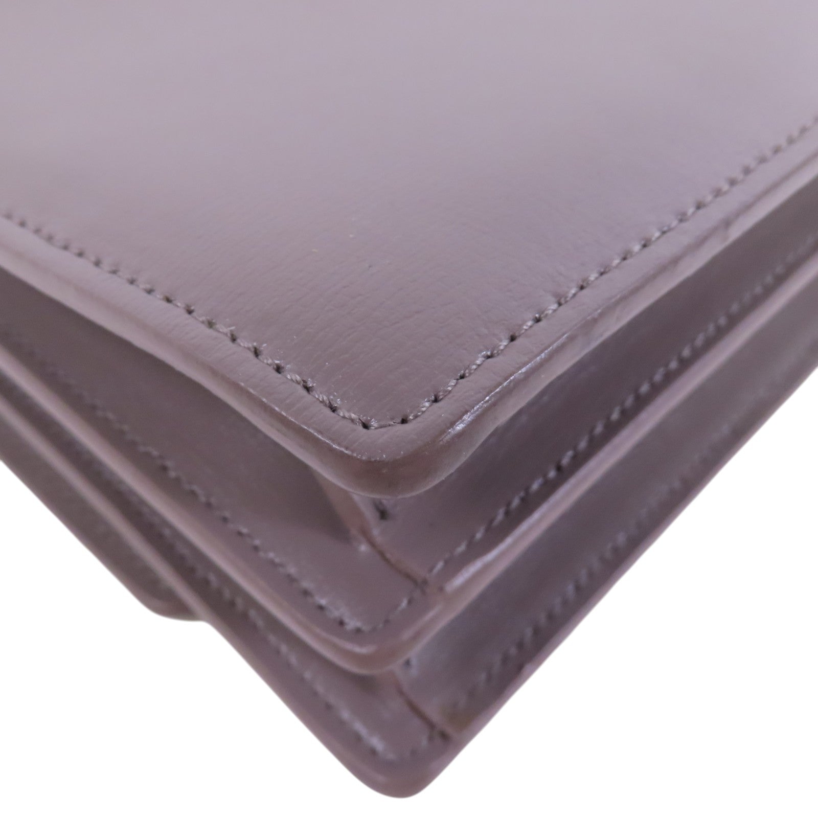 YVES SAINT LAURENT 牛皮皮革Sunset Medium銀扣鏈帶肩背袋