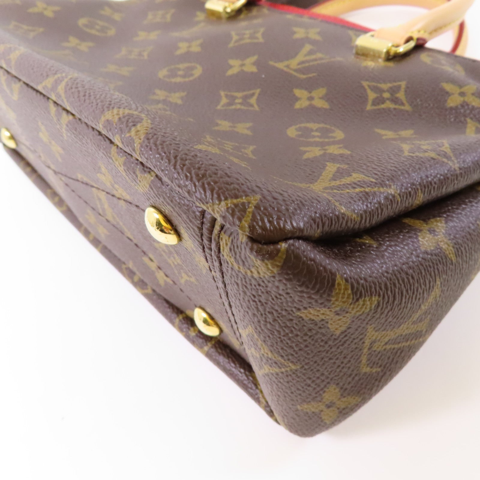 LOUIS VUITTON Monogram Pallas BB金扣手挽肩背兩用袋