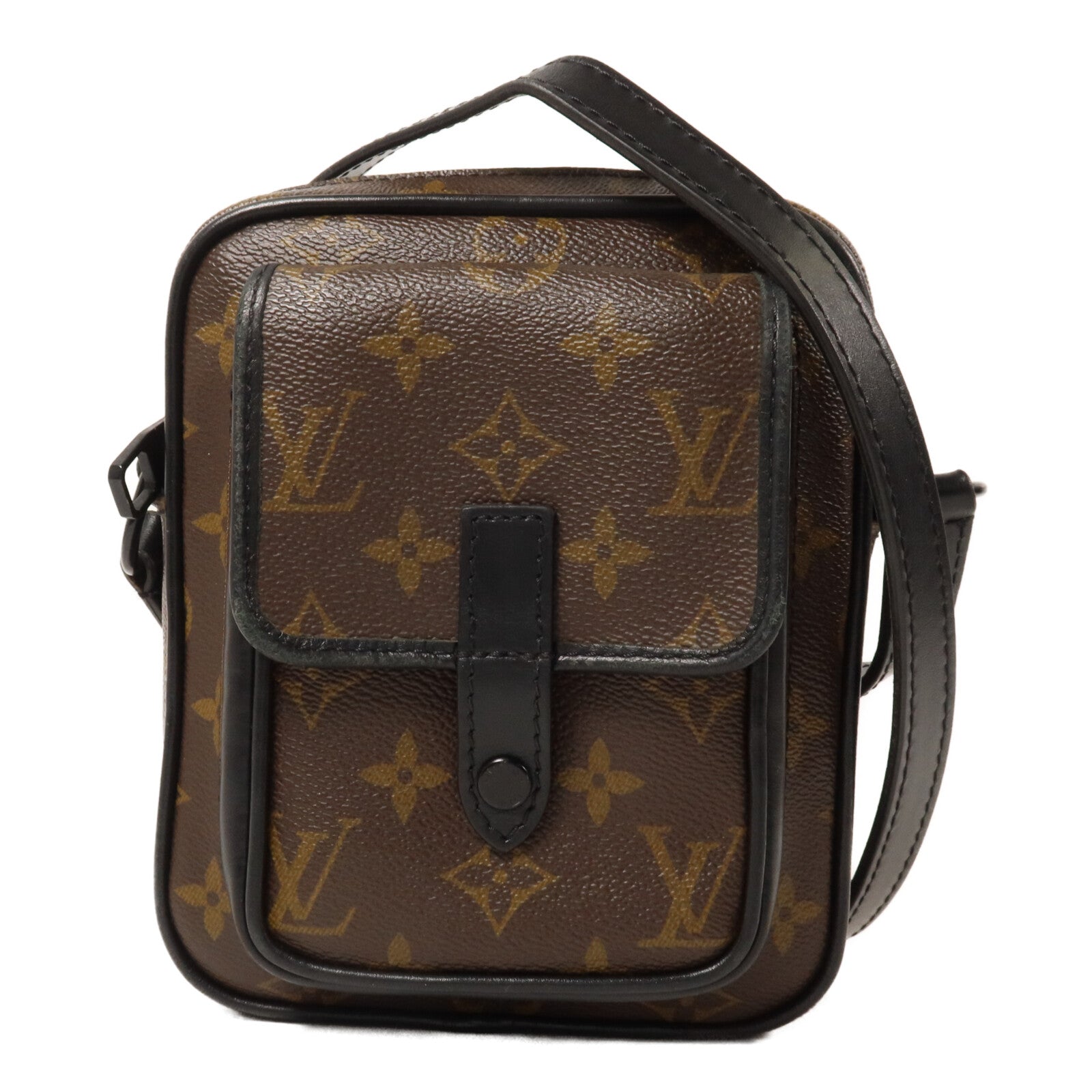 LOUIS VUITTON Monogram Macassar Christopher Wearable Wallet肩背袋