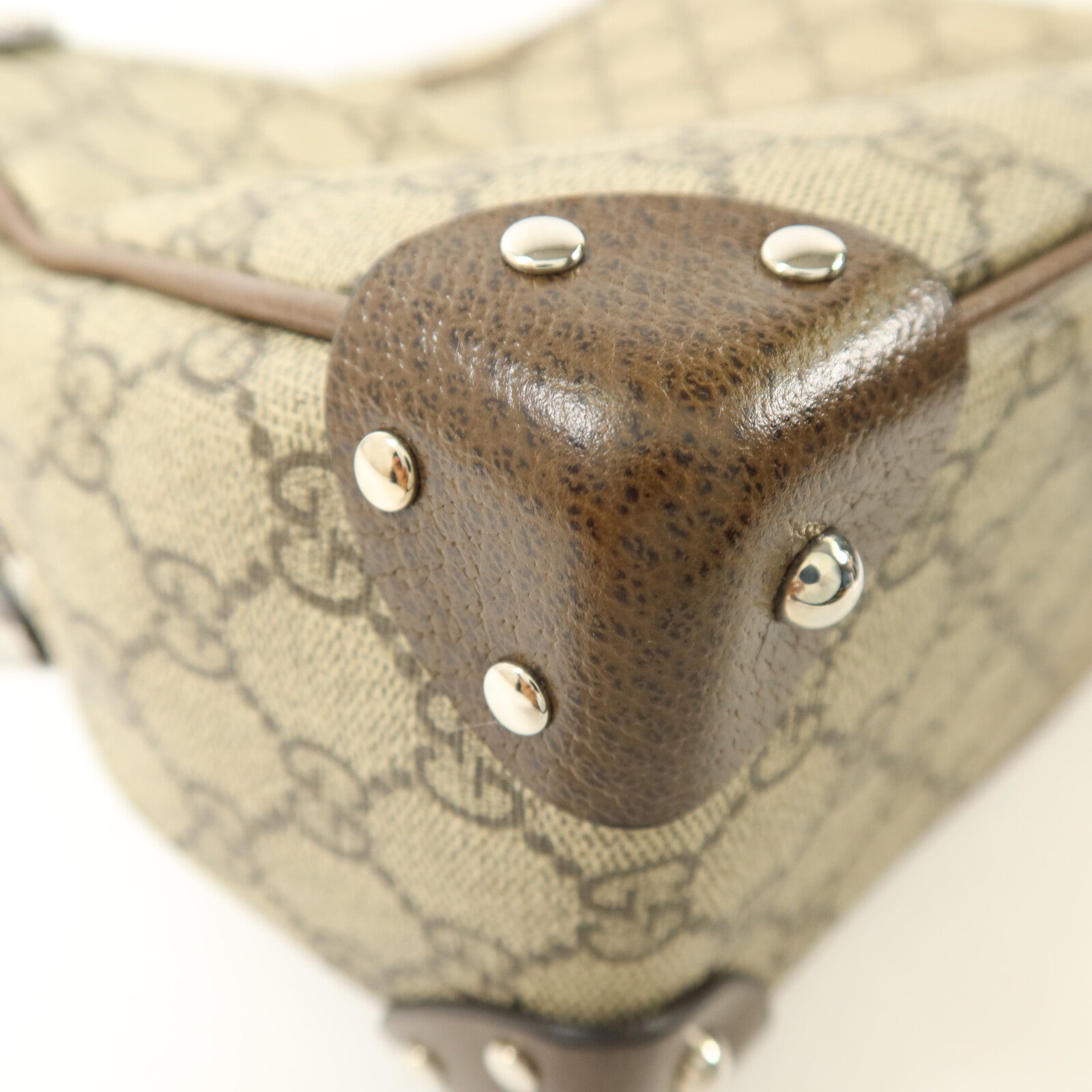 GUCCI 塗層帆布GG Supreme Shoulder Bag肩背袋