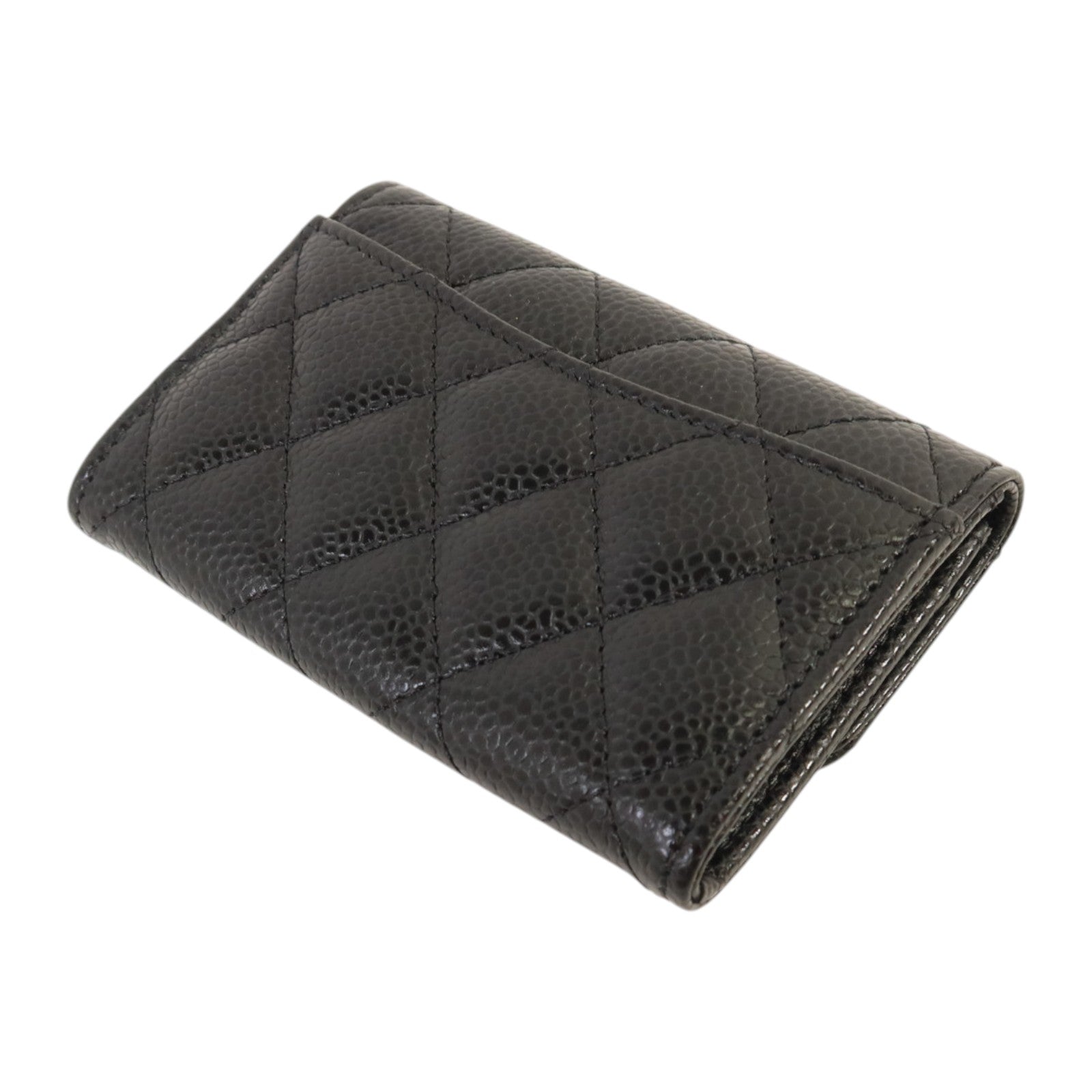 CHANEL 牛皮皮革Classic Card Holder銀扣卡片套