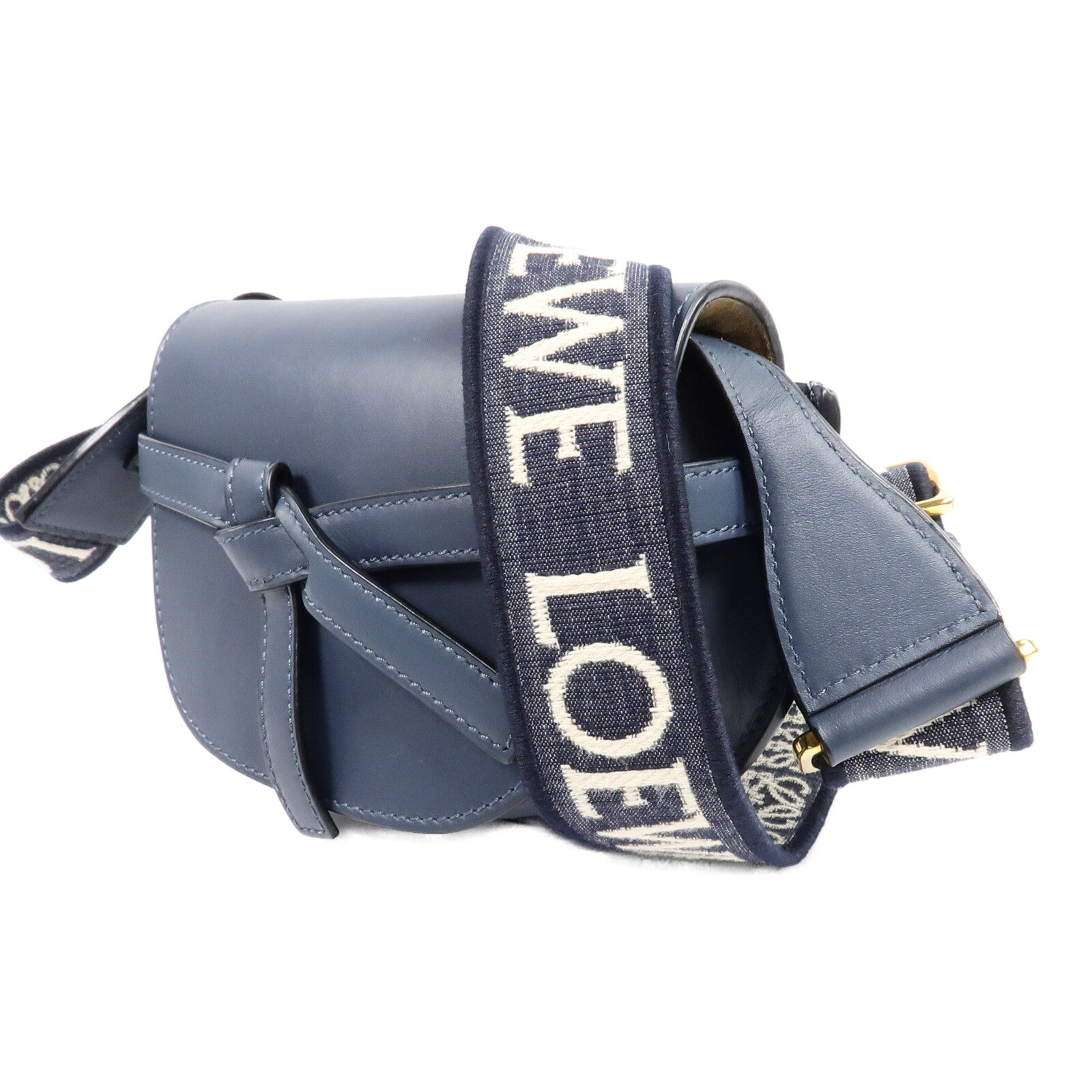 LOEWE 牛皮皮革Mini Gate肩背袋