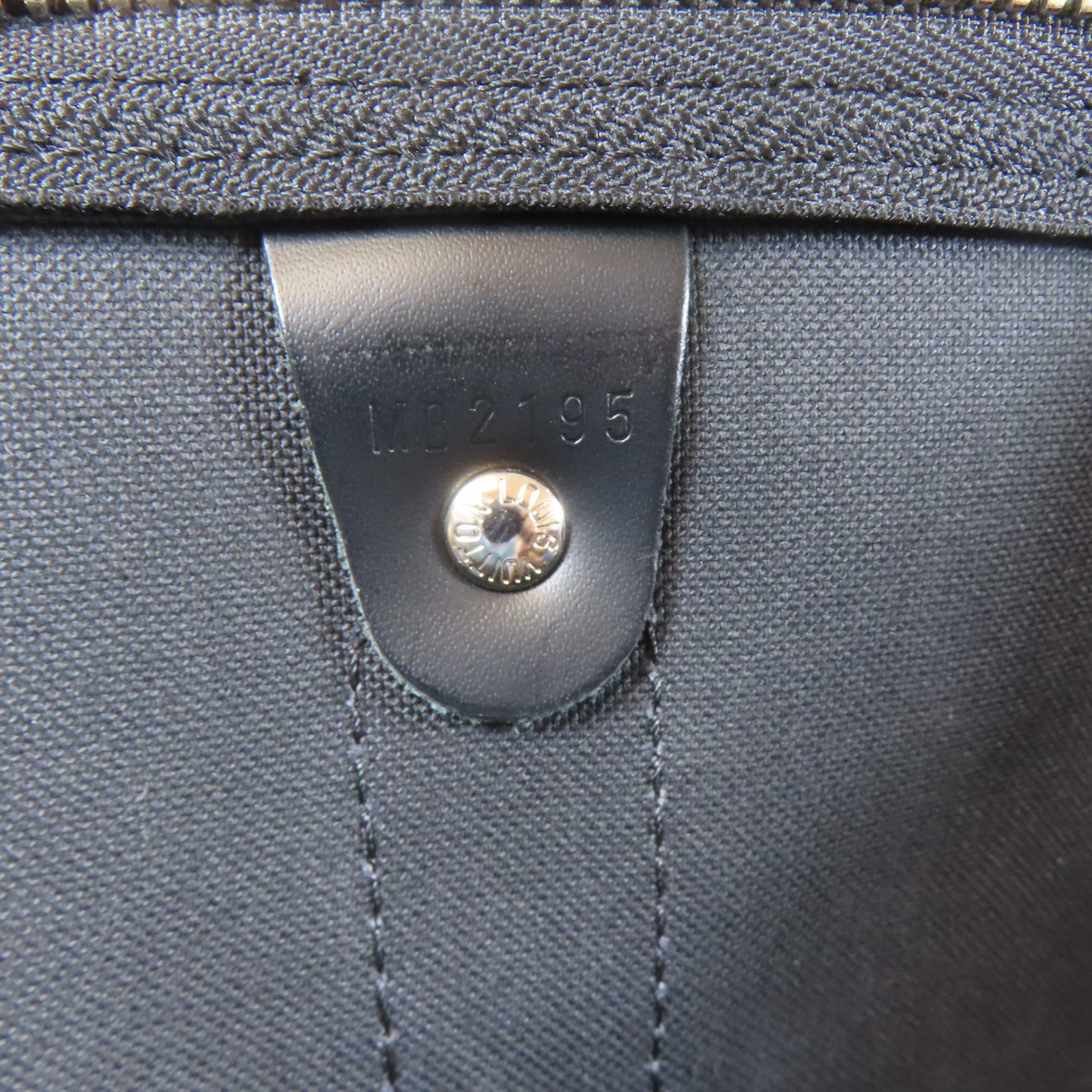 LOUIS VUITTON Damier Graphite Keepall Bandouliere 55銀扣手挽肩背兩用袋黑色
