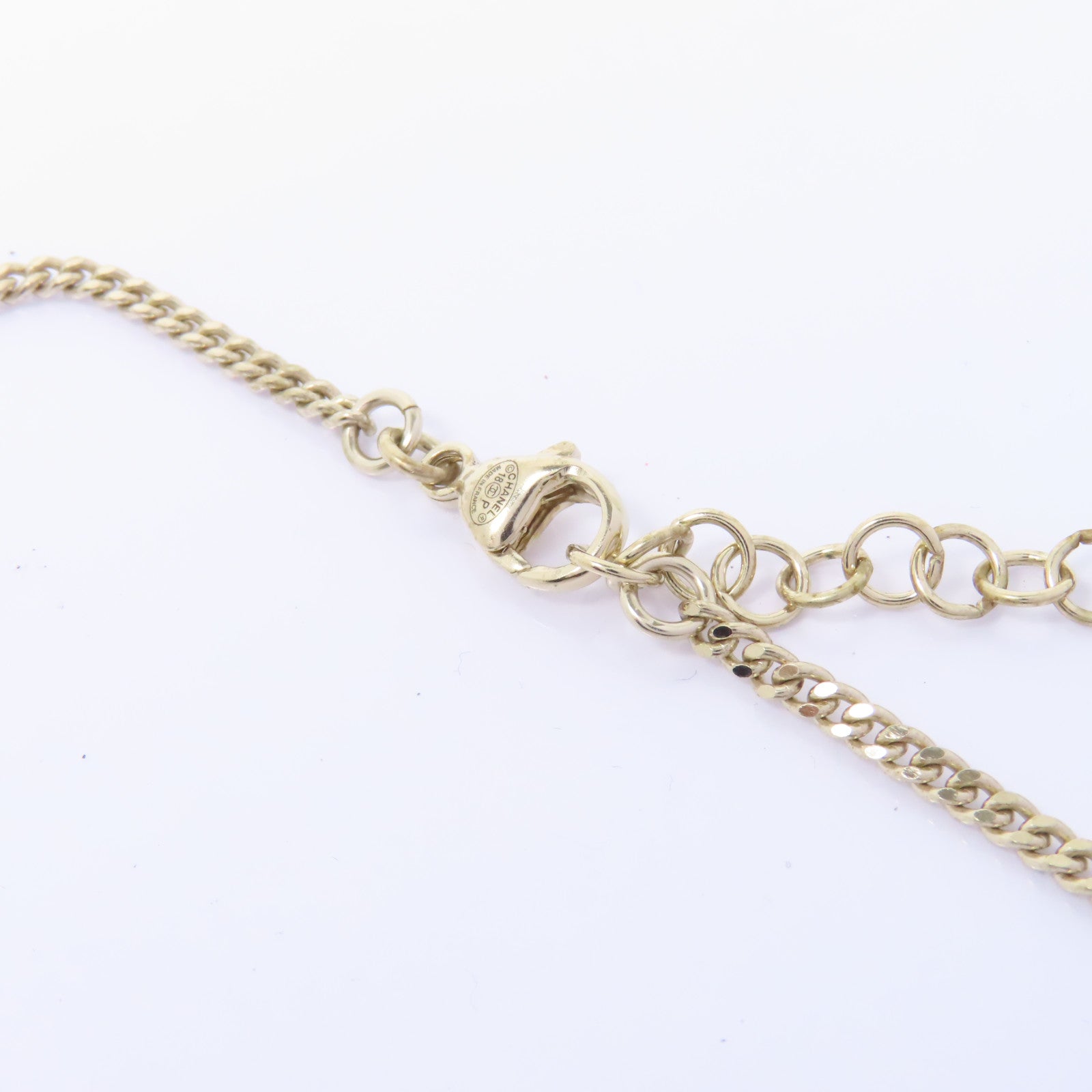 CHANEL 【激減優惠】金屬Necklace項鍊金色/綠色/紅色