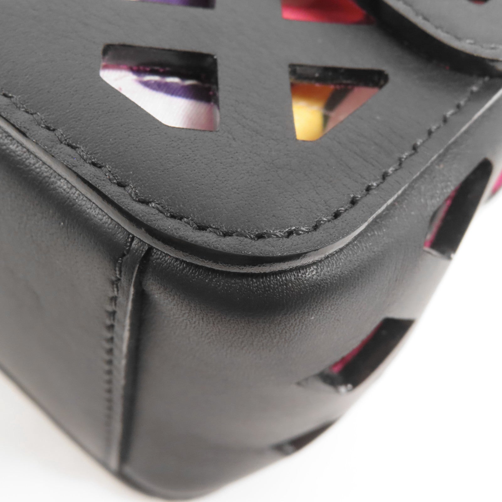 CHANEL 牛皮皮革See Through Flap金扣鏈帶肩背袋