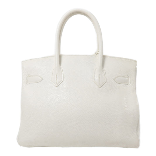 HERMES Clemence皮革/蜥蝪皮革Birkin 30 Club手挽袋