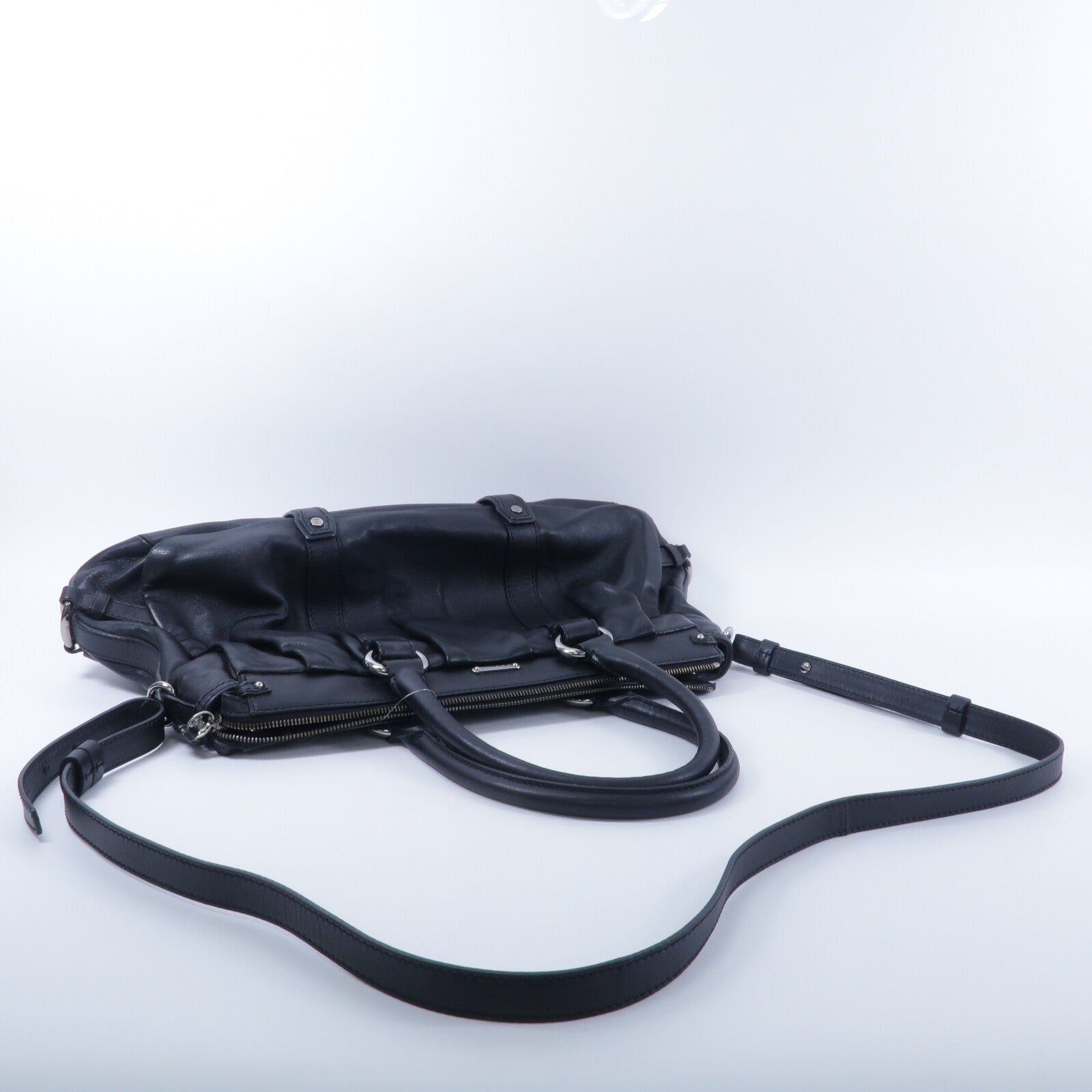 CELINE 牛皮皮革Shoulder Bag手挽肩背兩用袋