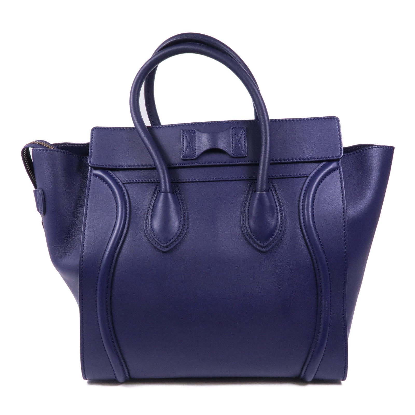 CELINE 牛皮皮革Micro Luggage金扣手挽袋