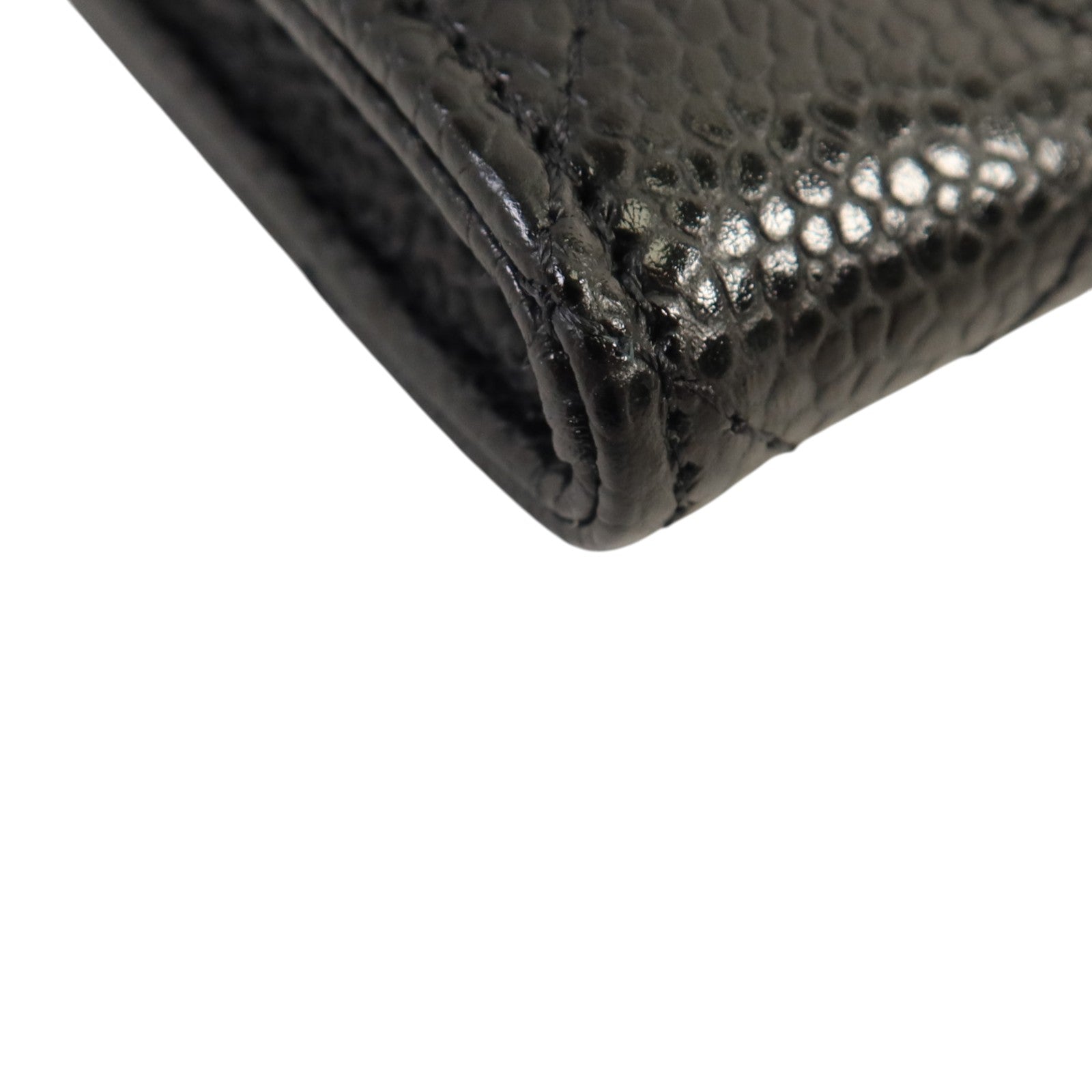 CHANEL 牛皮皮革Classic Card Holder銀扣卡片套