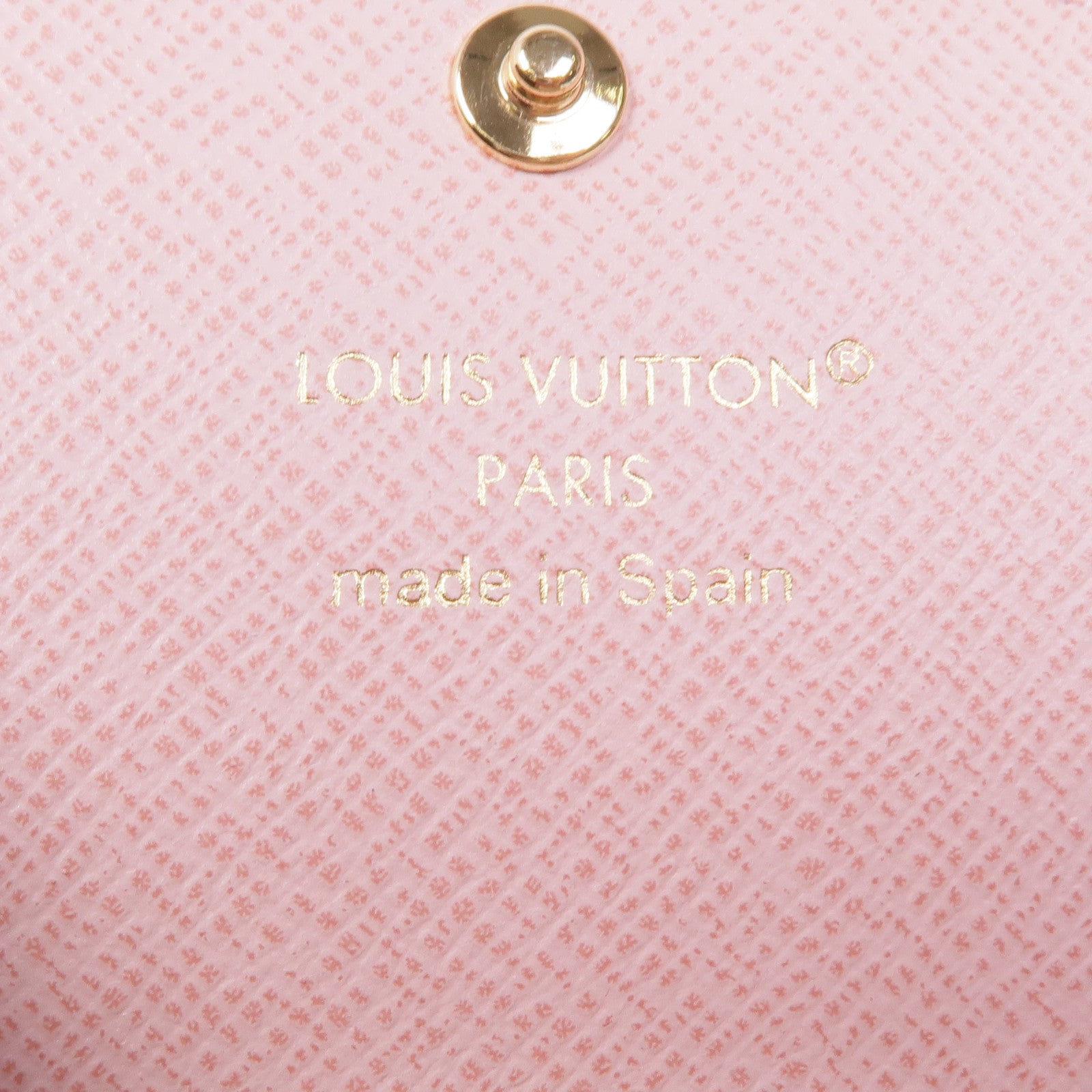 LOUIS VUITTON Damier Azur Rossalie Coin Purse金扣零錢包