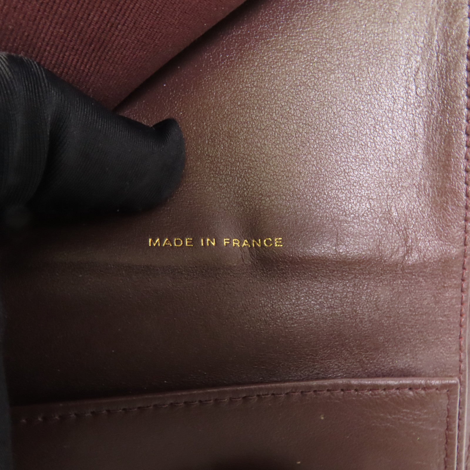 CHANEL 牛皮皮革Wallet金扣銀包