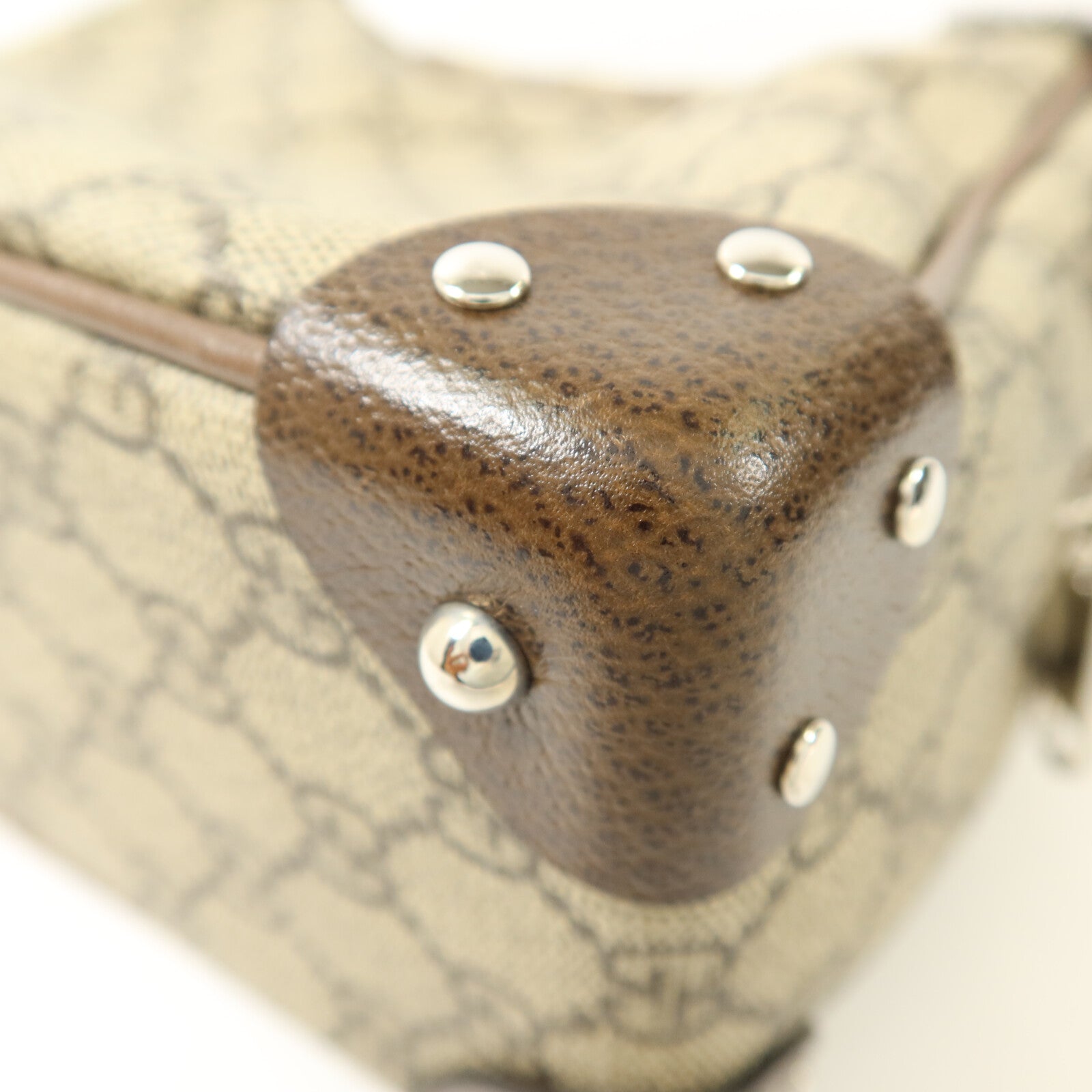 GUCCI 塗層帆布GG Supreme Shoulder Bag肩背袋