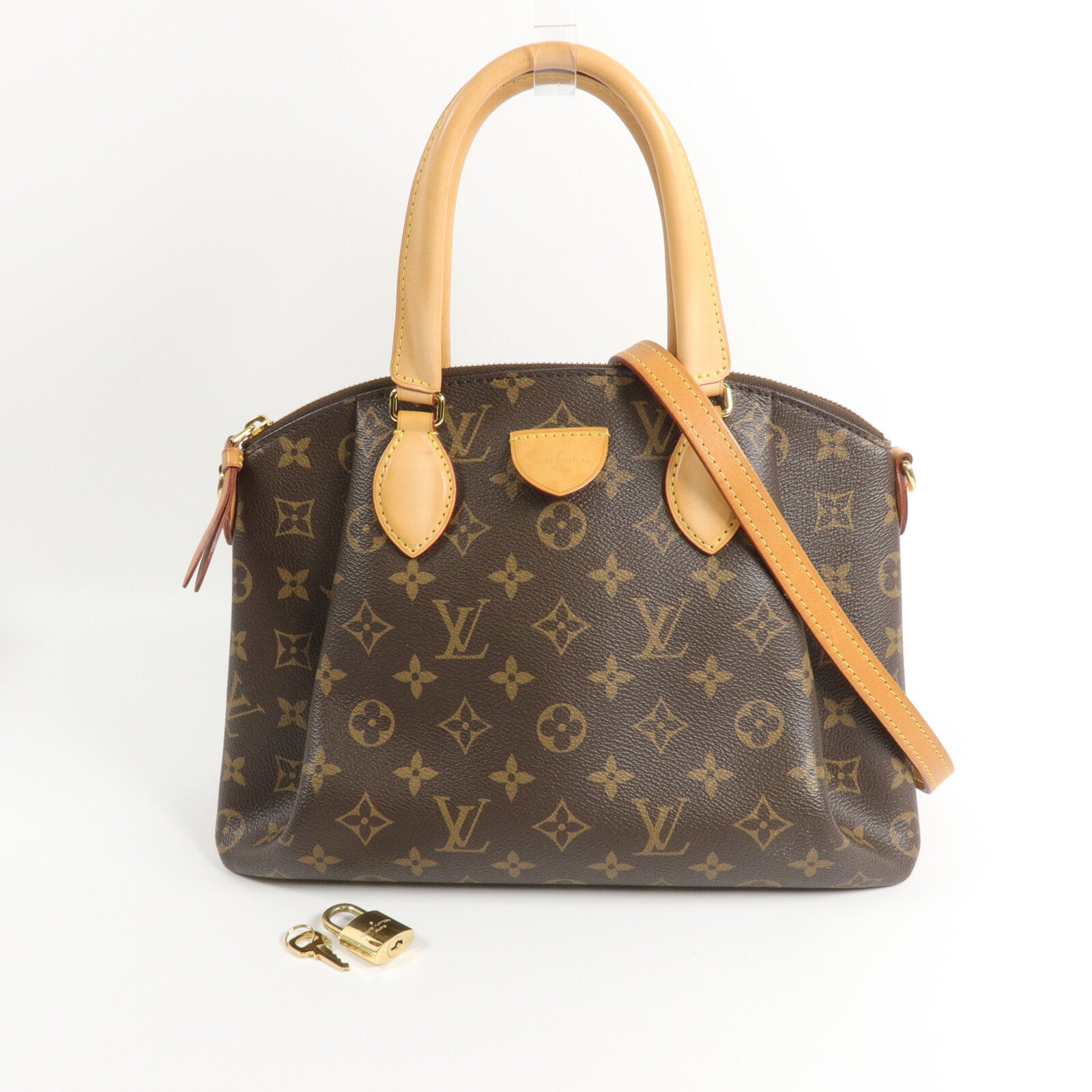 LOUIS VUITTON Monogram Rivoli PM手挽肩背兩用袋