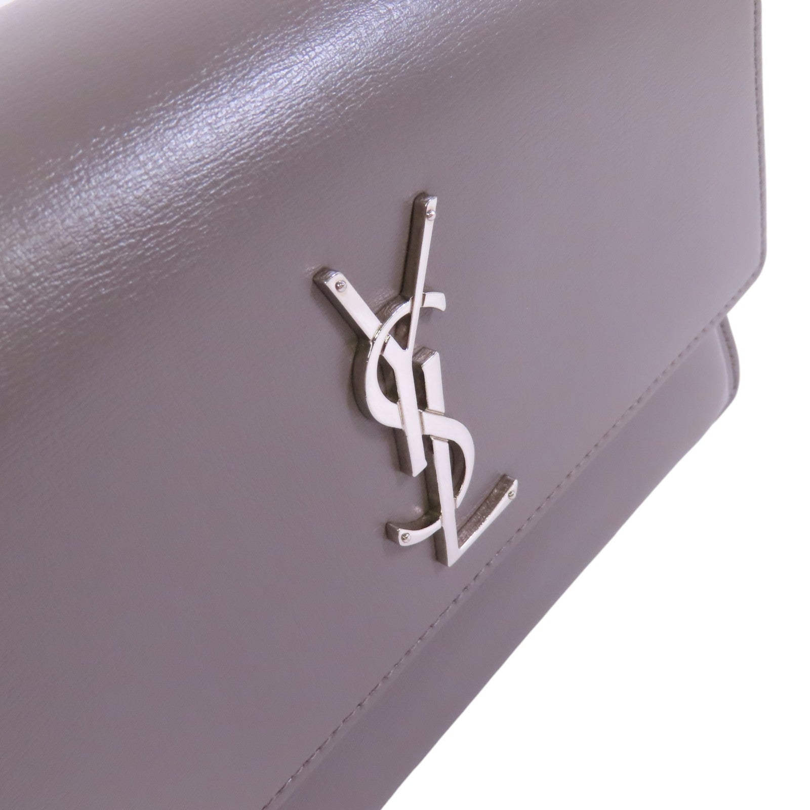 YVES SAINT LAURENT 牛皮皮革Sunset Medium銀扣鏈帶肩背袋