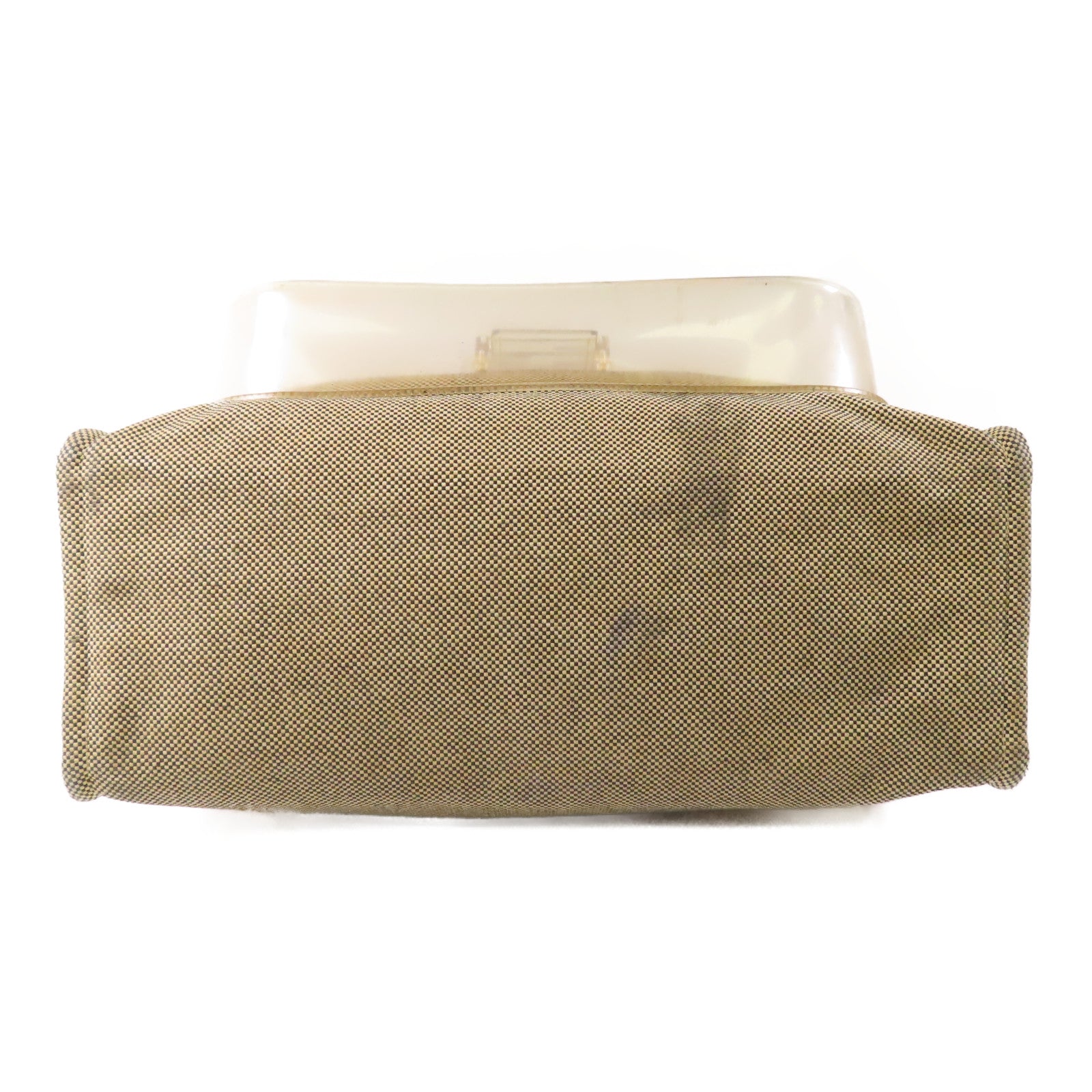 Fendi Tote Bag Shoulder Bag Canvas Beige