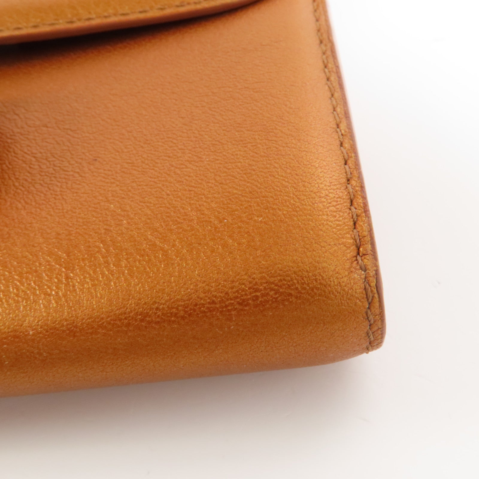 Delvaux 牛皮皮革Simplissime Long Wallet金扣長錢包