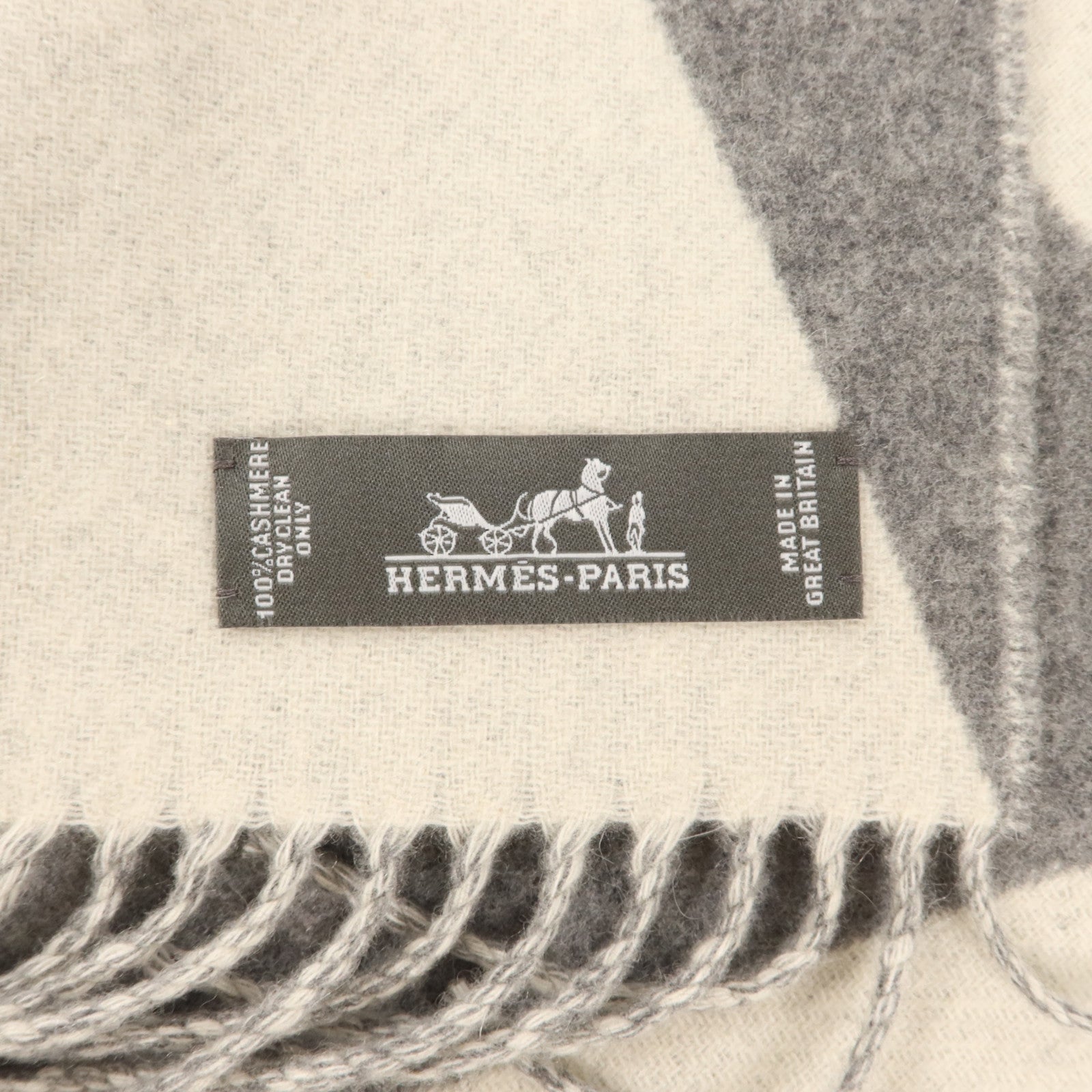 HERMES 羊絨Scarf 140X30頸巾