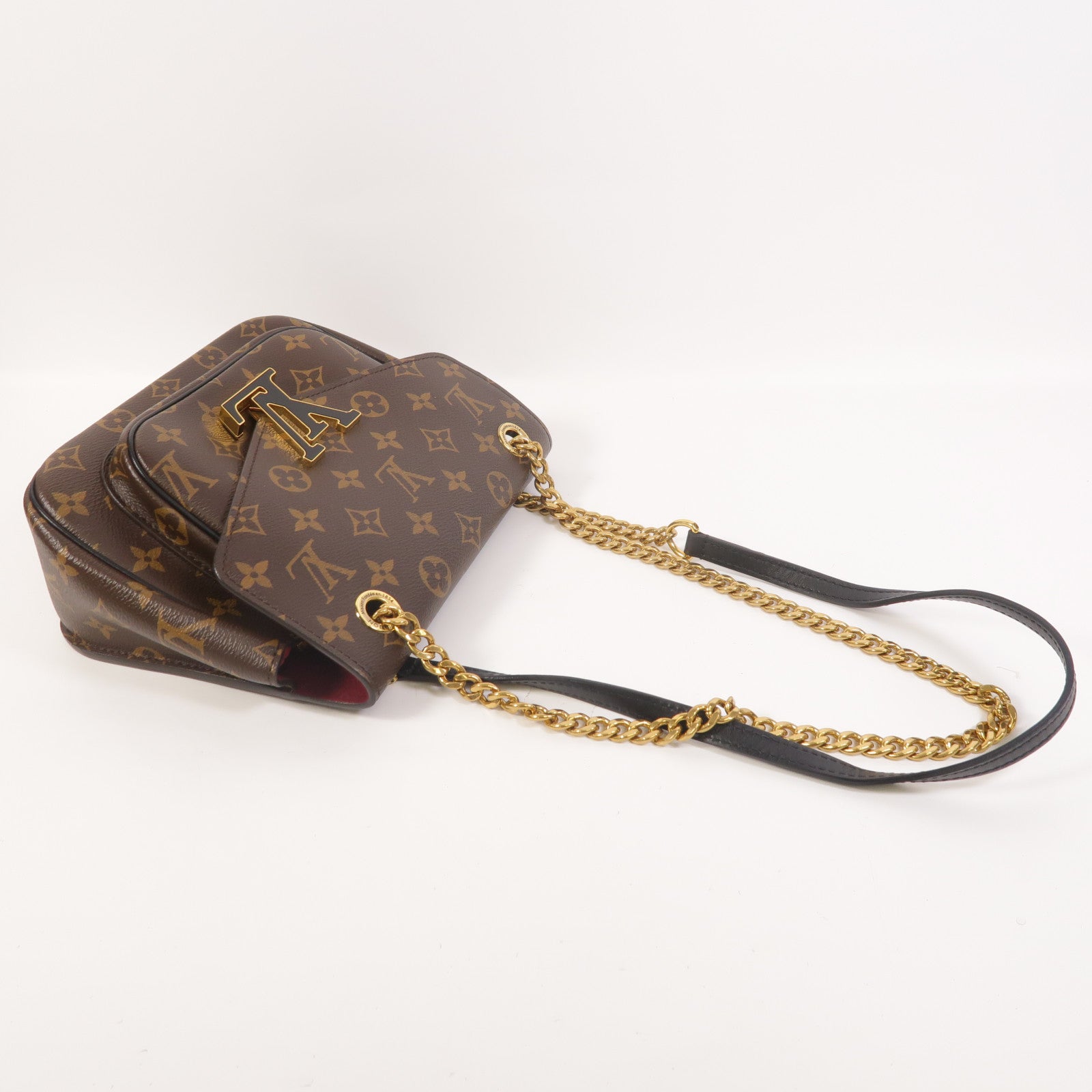 LOUIS VUITTON Monogram Passy鏈帶肩背袋
