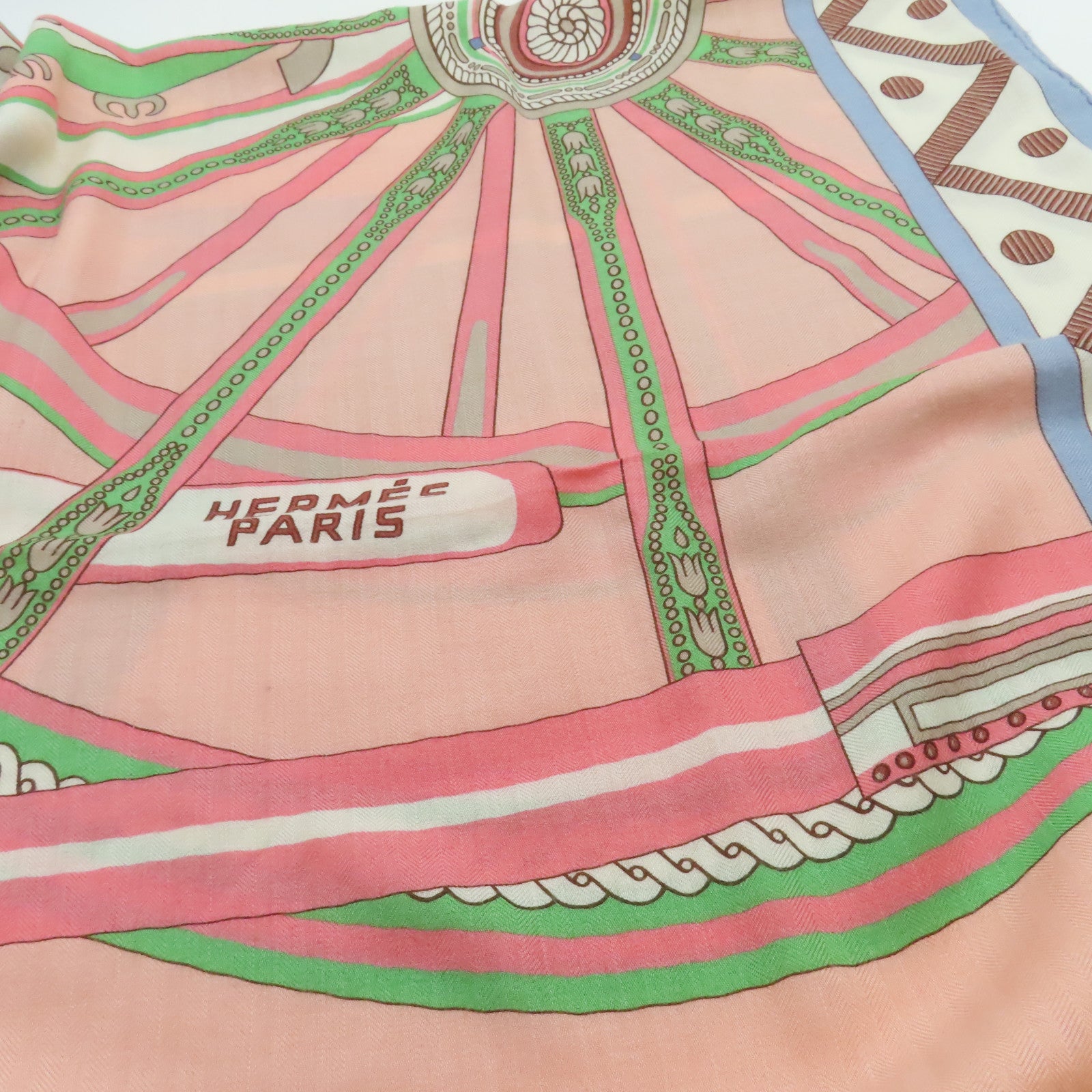HERMES 【激減優惠】羊絨/絲質Scarf圍巾彩色