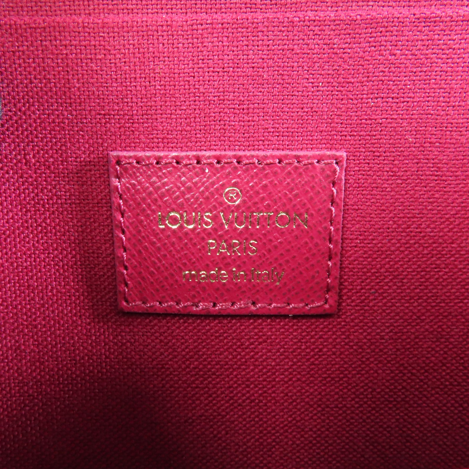 LOUIS VUITTON Monogram Pochette Felicie金扣鏈帶肩背袋