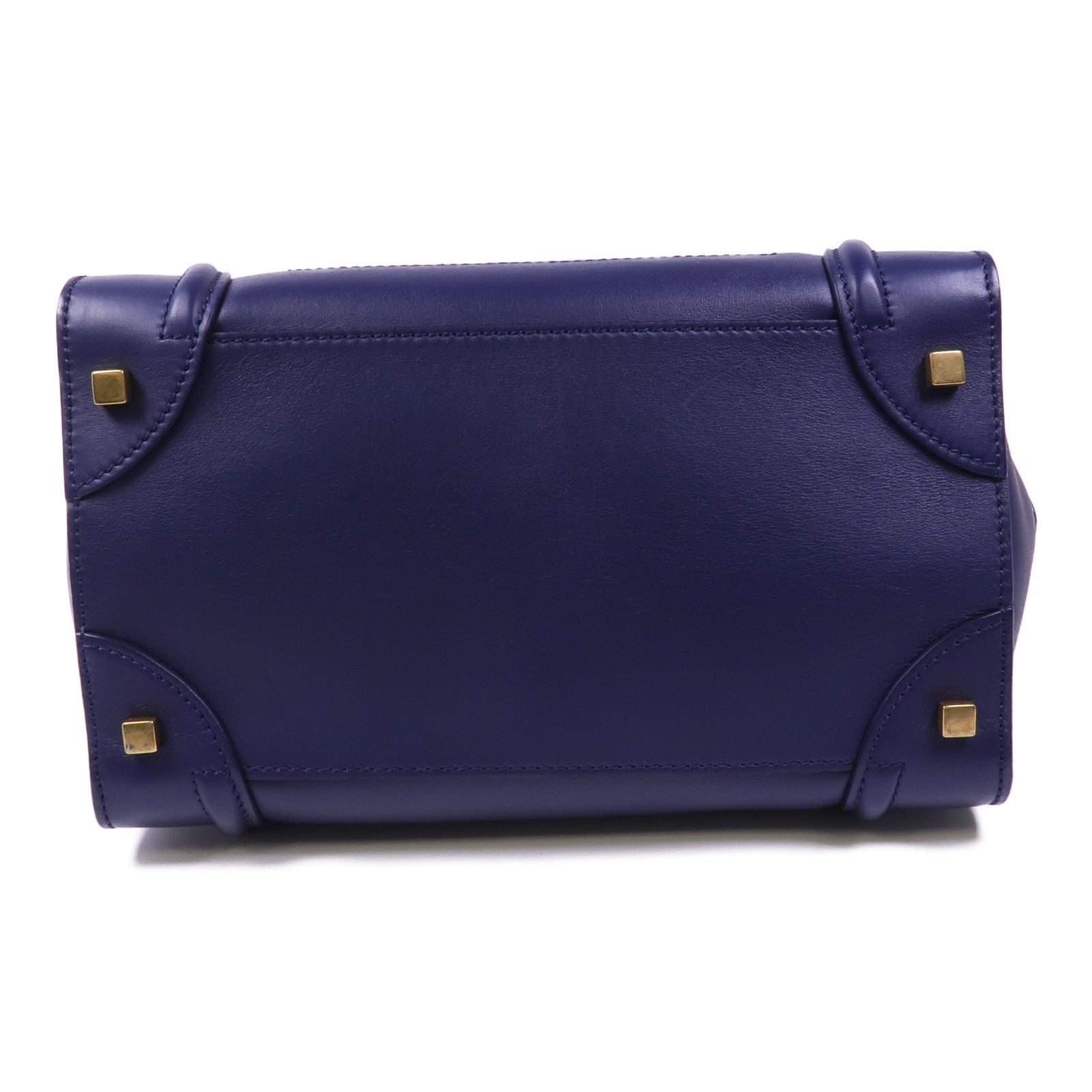 CELINE 牛皮皮革Micro Luggage金扣手挽袋