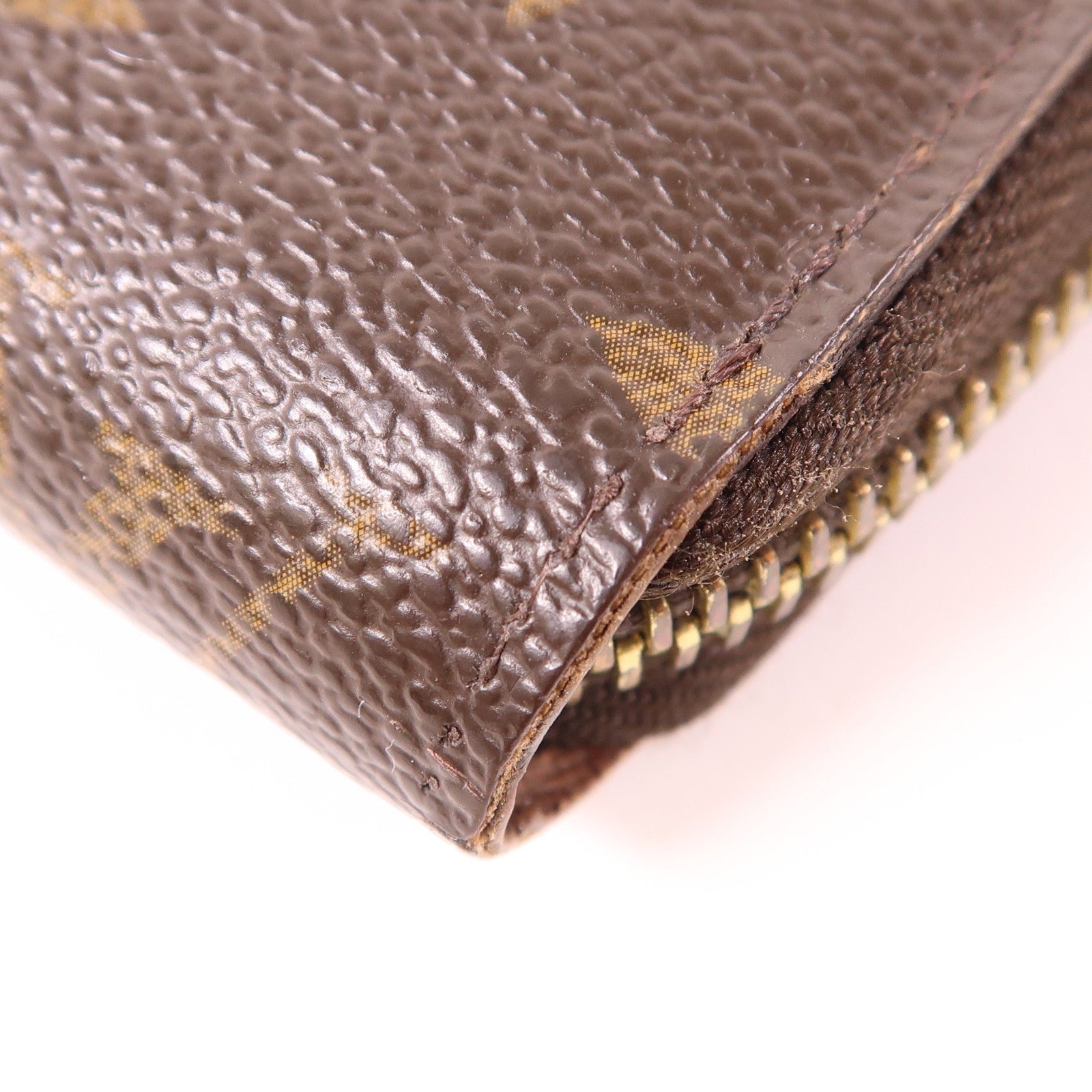 LOUIS VUITTON Monogram Zipper Long Wallet金扣長錢包